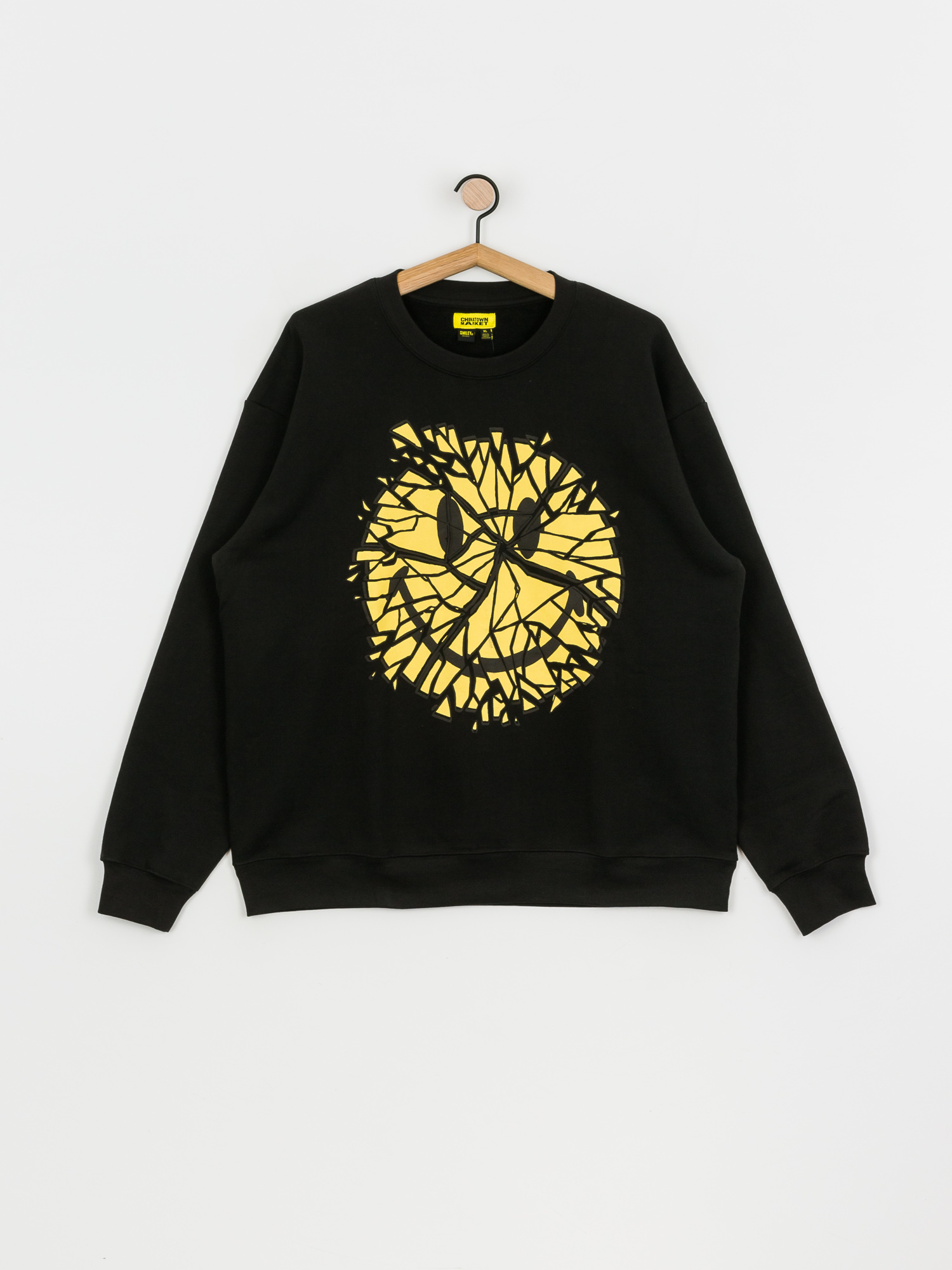 Bluza Chinatown Market Smiley Glass (black)