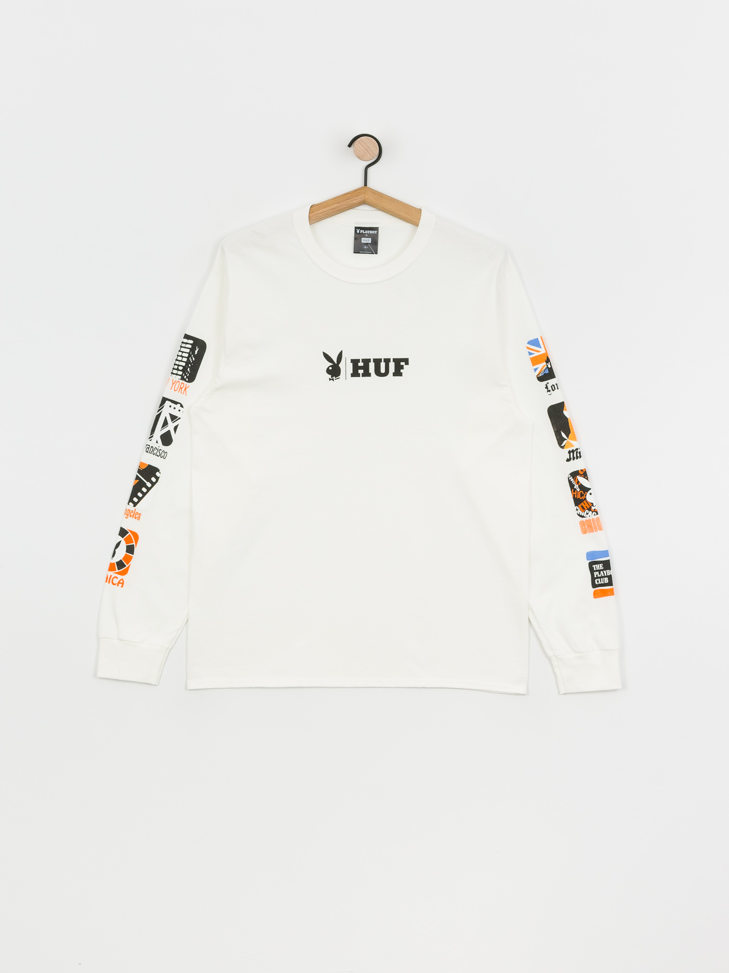 Longsleeve HUF X Playboy Club Intl (white)