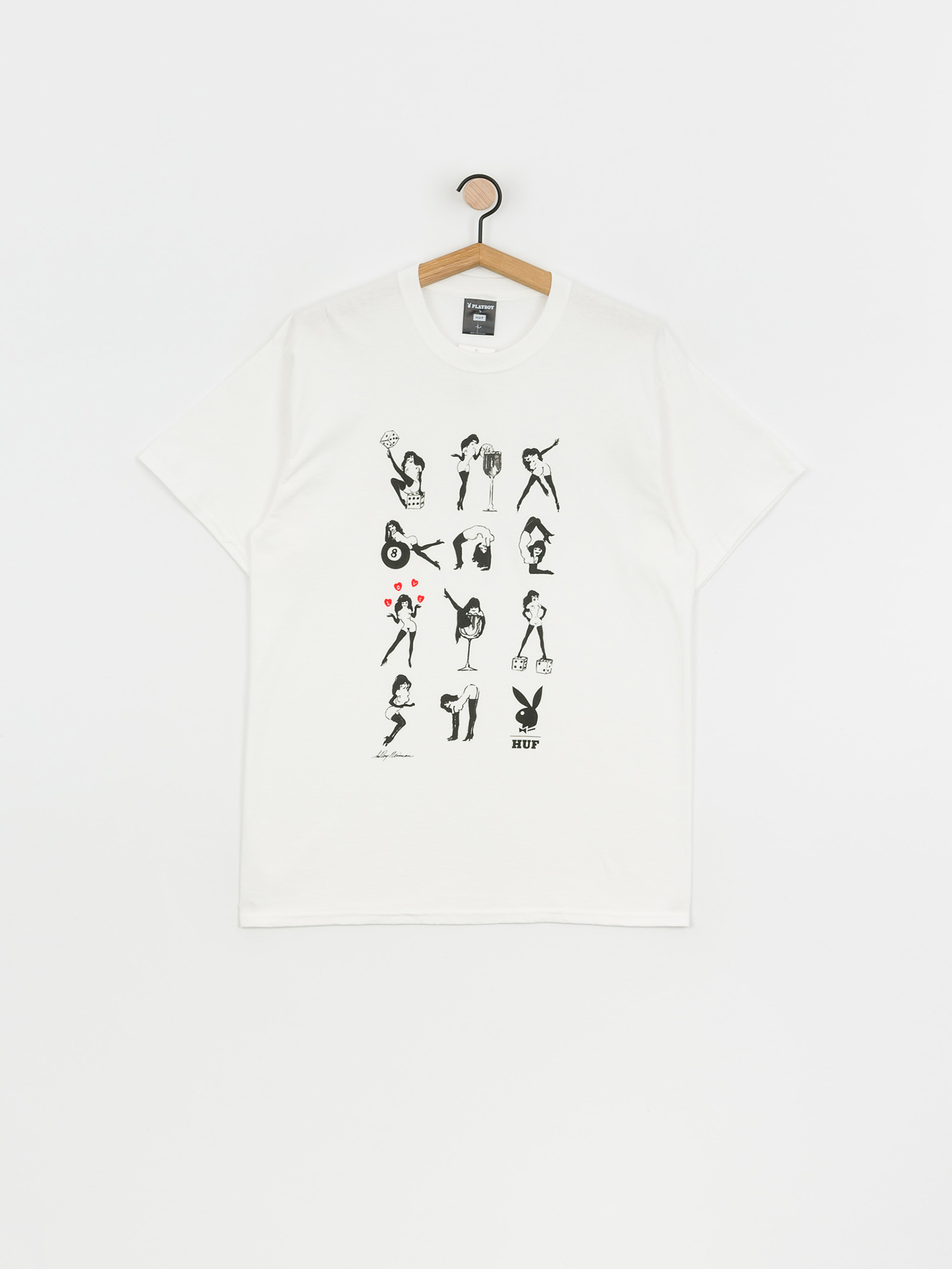 T-shirt HUF X Playboy Femlin (white)