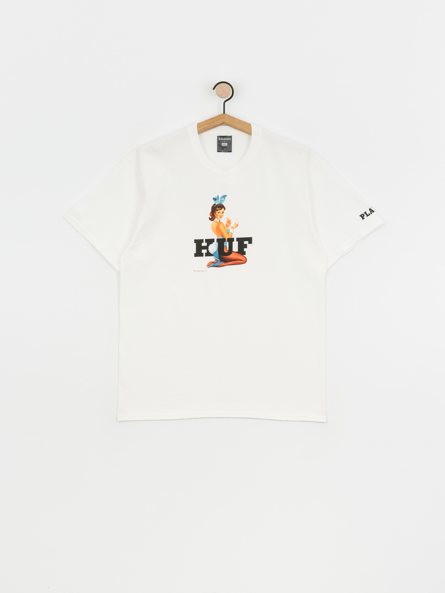 T-shirt HUF X Playboy Bunny Logo (white)
