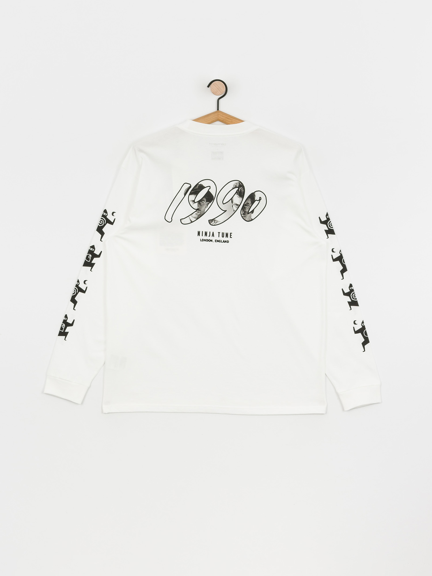 Longsleeve Carhartt WIP X Relevant Parties Ninja Tune (white/black)