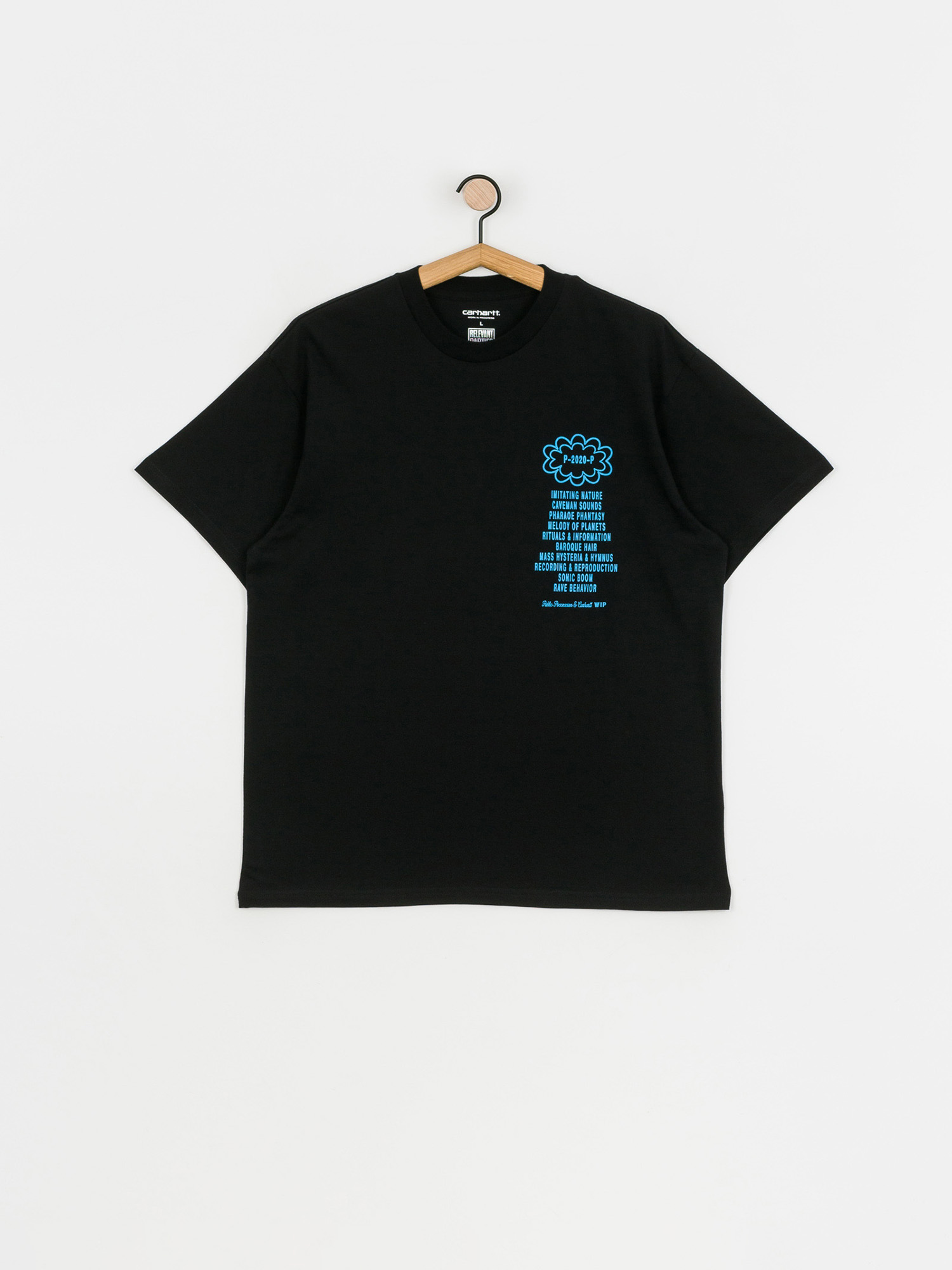 T-shirt Carhartt WIP X Relevant Parties Public Possession (black/blue)