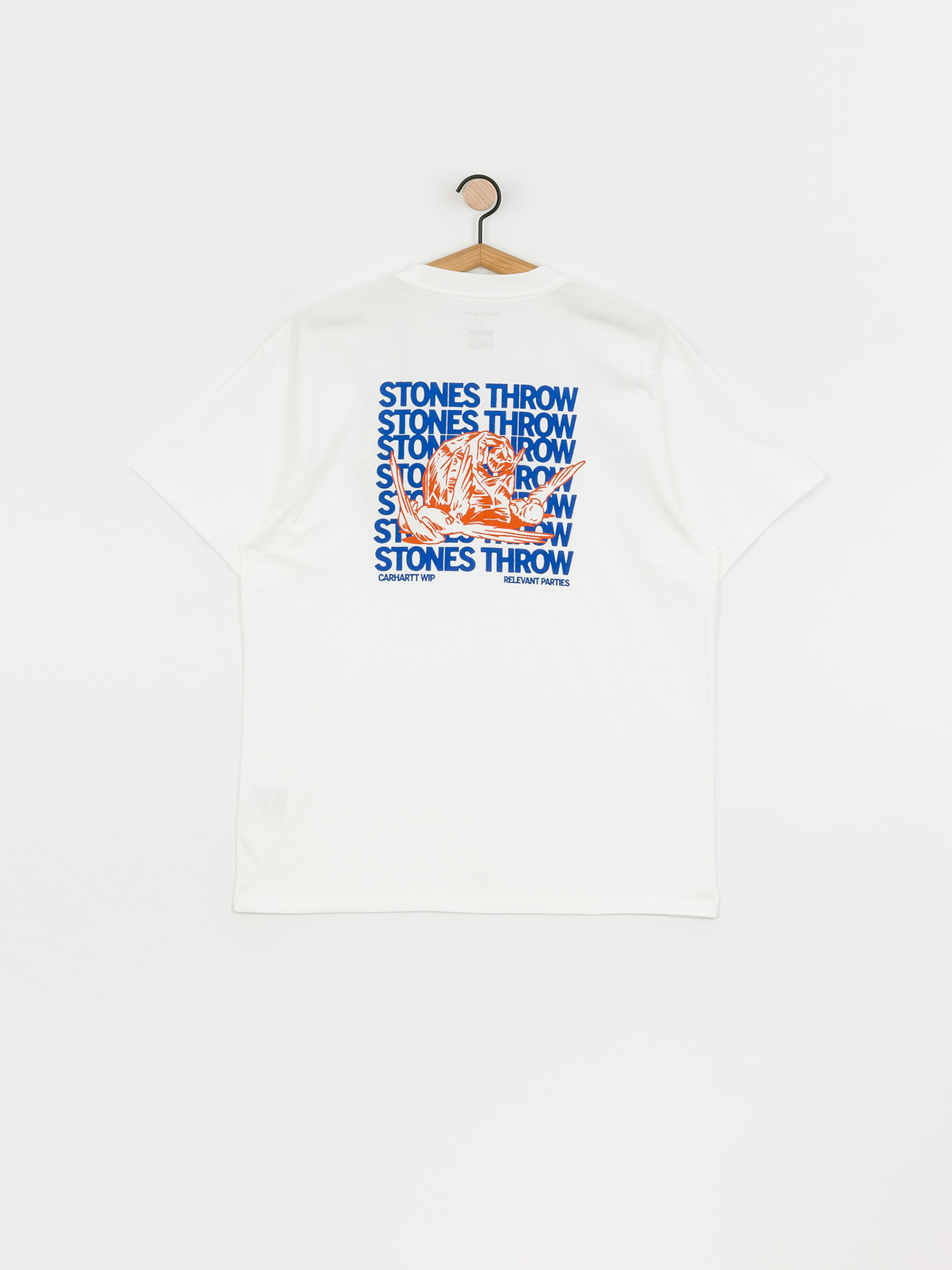 T-shirt Carhartt WIP X Relevant Parties Stone Throw (white)