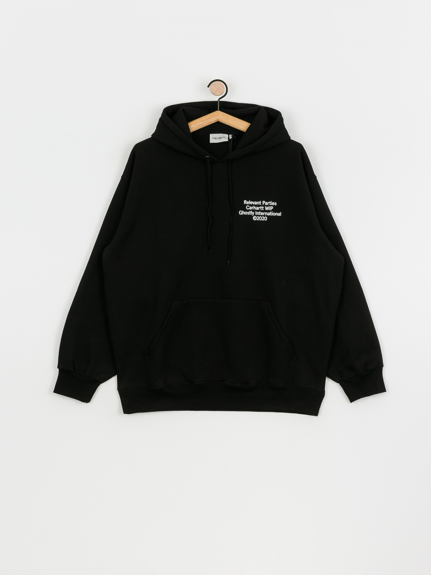 Bluza z kapturem Carhartt WIP X Relevant Parties Ghostly HD (black)