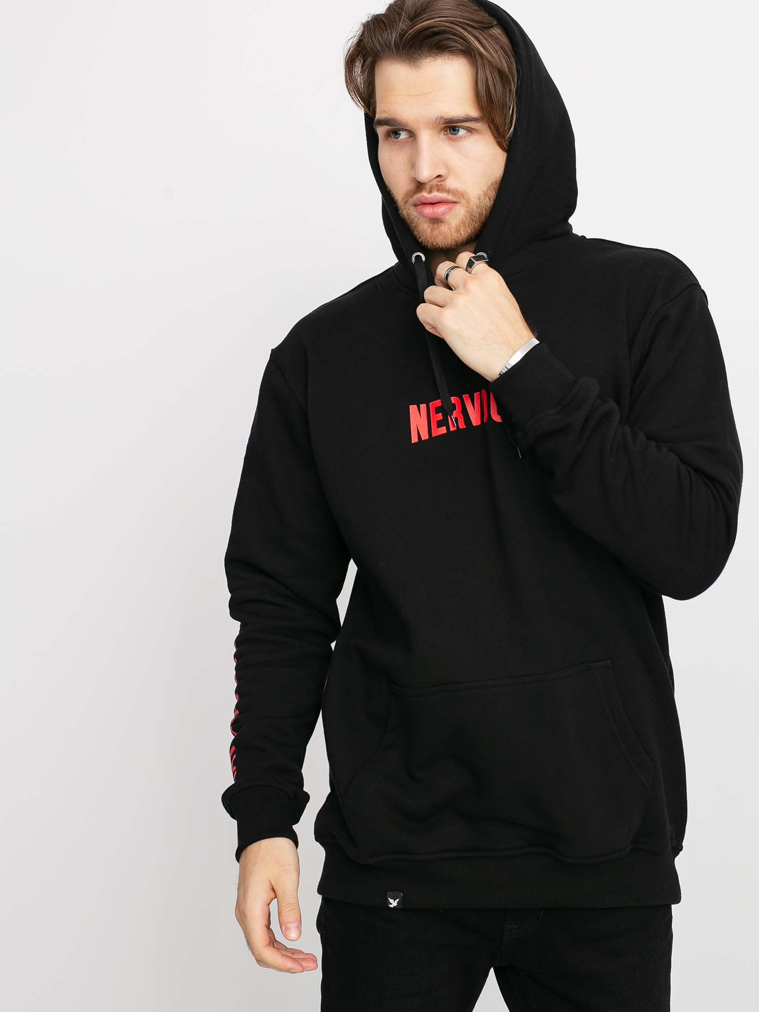 Bluza z kapturem Nervous Nervlix HD (black)
