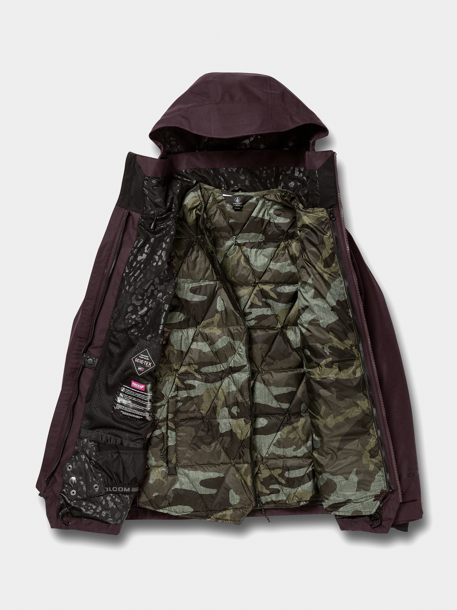 Damska Kurtka snowboardowa Volcom Iris 3 In 1 Gore (black red)