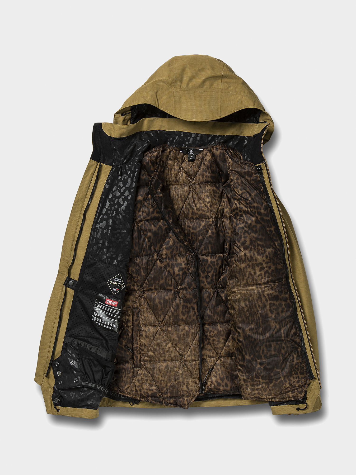 Damska Kurtka snowboardowa Volcom Iris 3 In 1 Gore (burnt khaki)