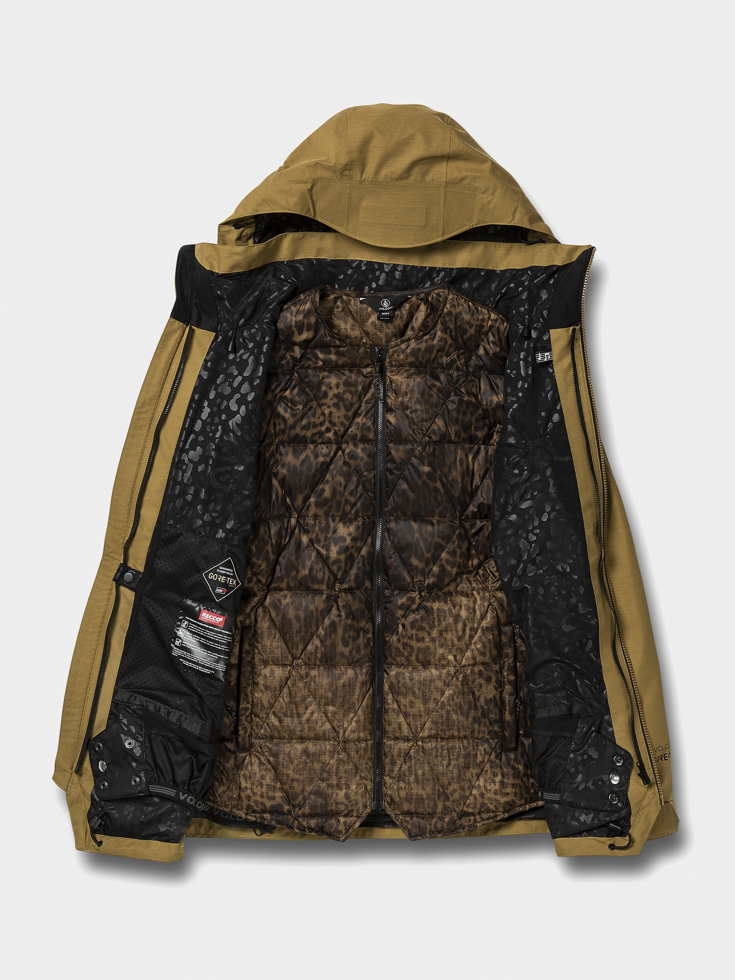 Damska Kurtka snowboardowa Volcom Iris 3 In 1 Gore (burnt khaki)