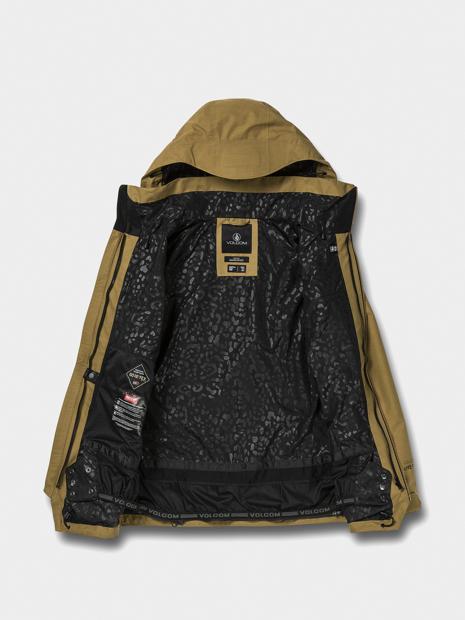Damska Kurtka snowboardowa Volcom Iris 3 In 1 Gore (burnt khaki)