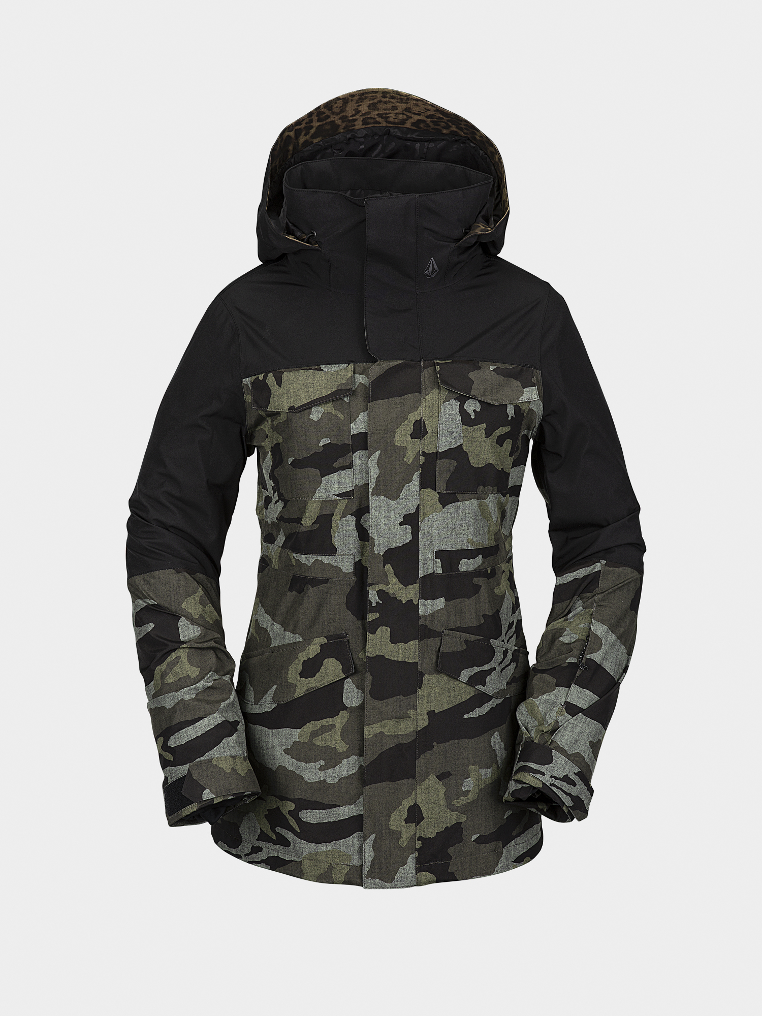Damska Kurtka snowboardowa Volcom Leda Gore Tex (service green)