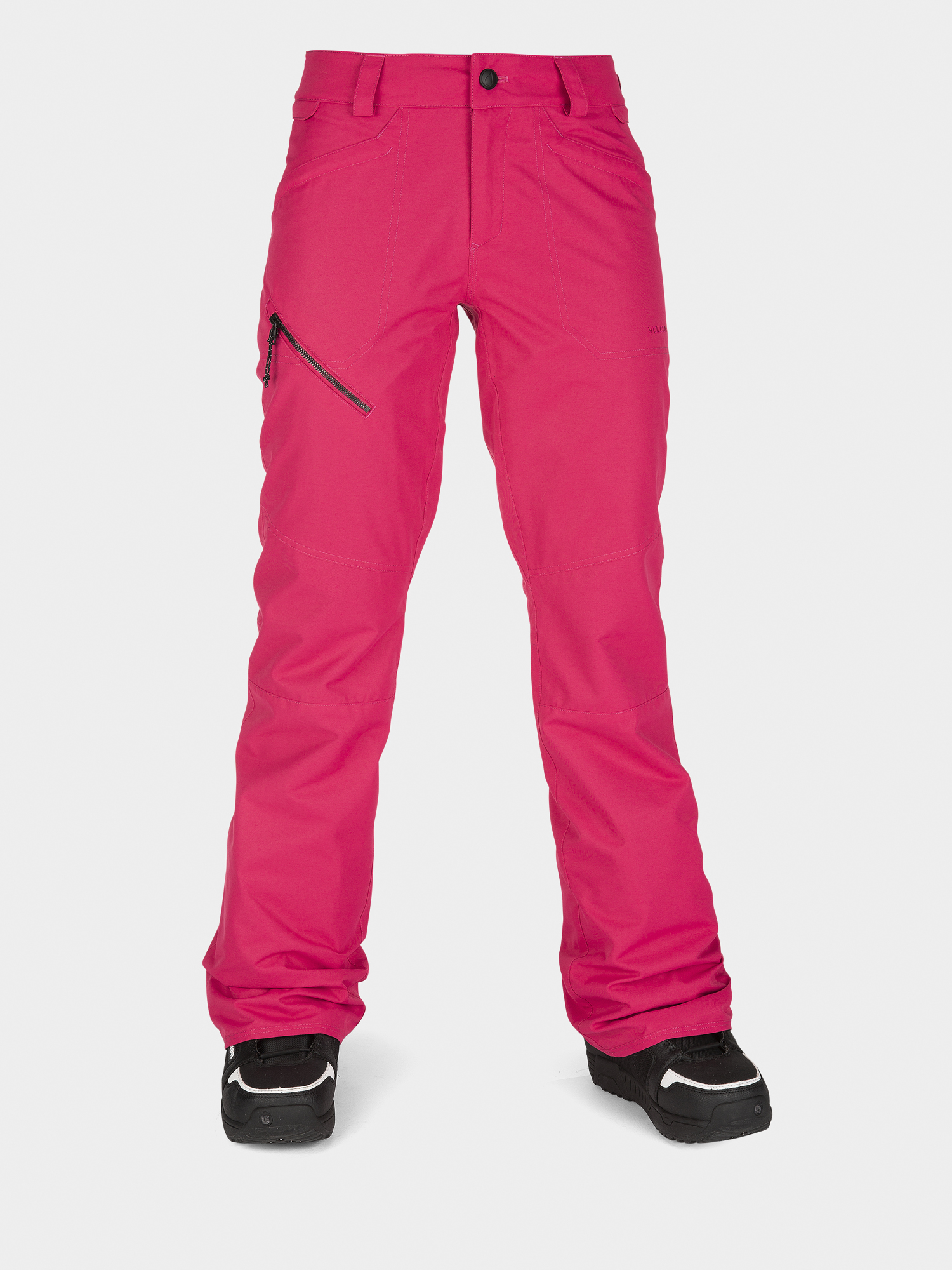 Damskie Spodnie snowboardowe Volcom Hallen (magenta)