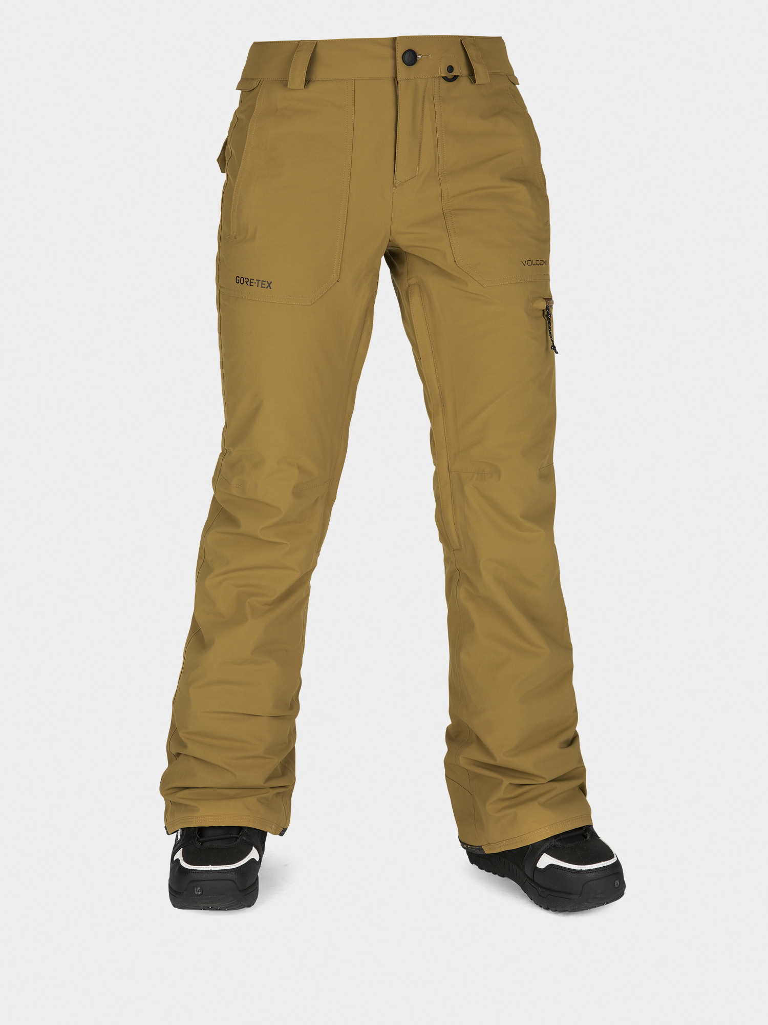 Damskie Spodnie snowboardowe Volcom Knox Ins Gore Tex (burnt khaki)