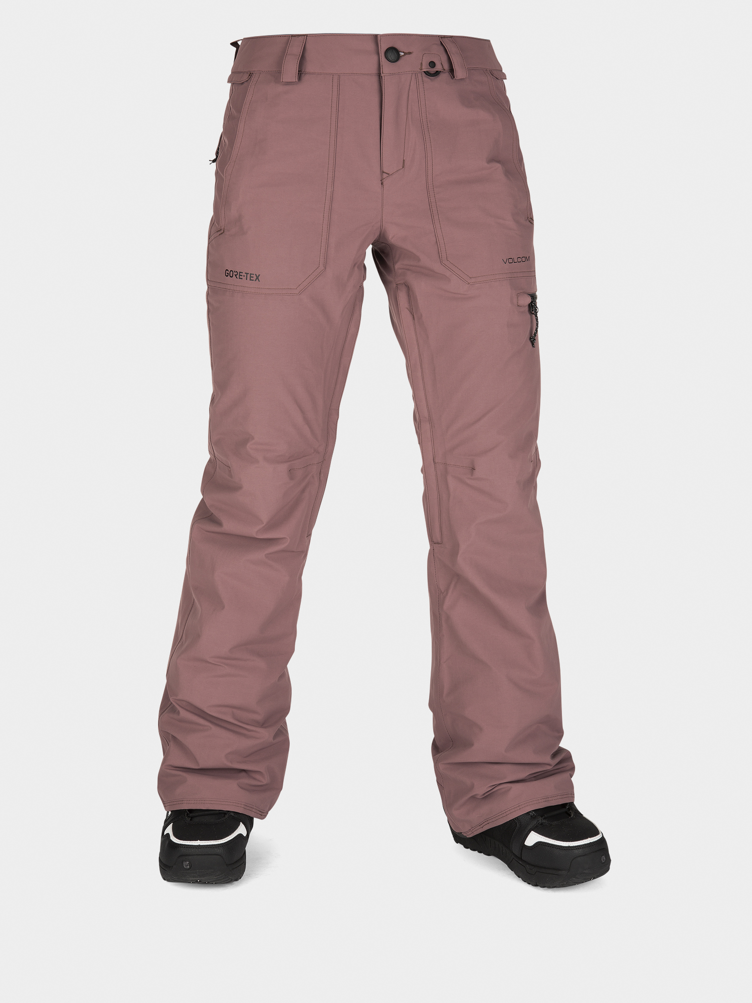 Damskie Spodnie snowboardowe Volcom Knox Ins Gore Tex (rose wood)