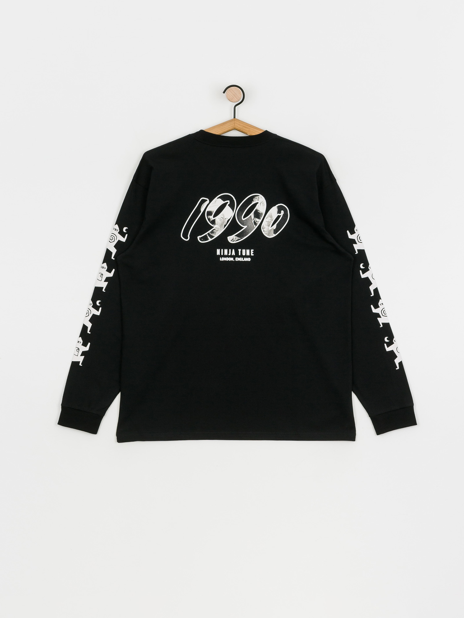 Longsleeve Carhartt WIP X Relevant Parties Ninja Tune (black/white)
