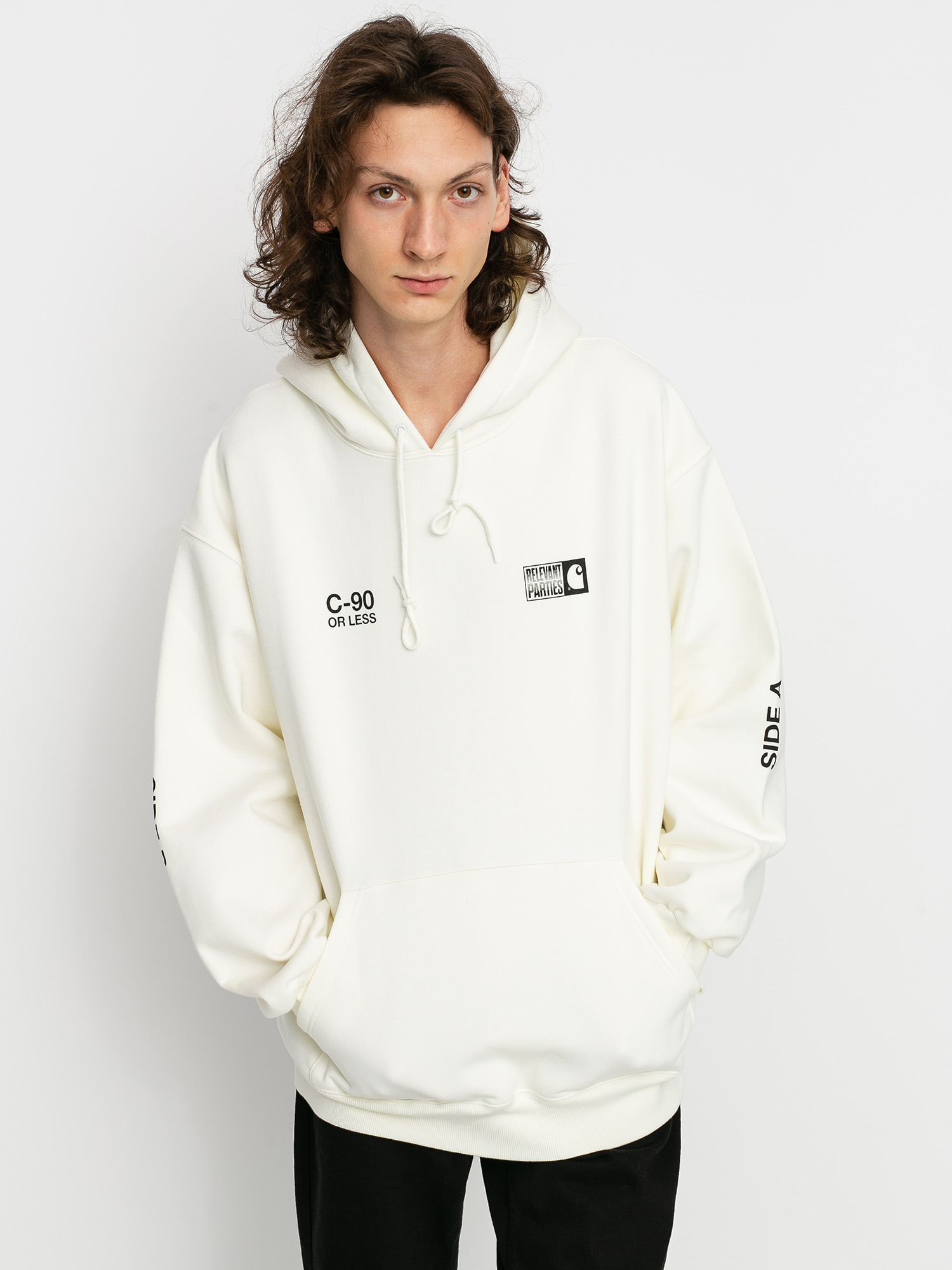Bluza z kapturem Carhartt WIP X Relevant Parties Vol 1 HD (sand)
