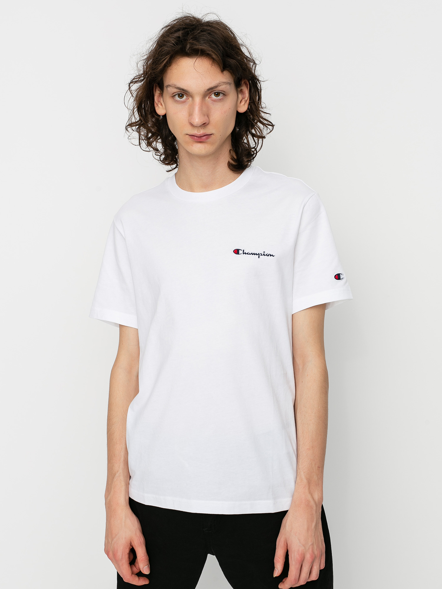 T-shirt Champion Crewneck 214727 (wht)