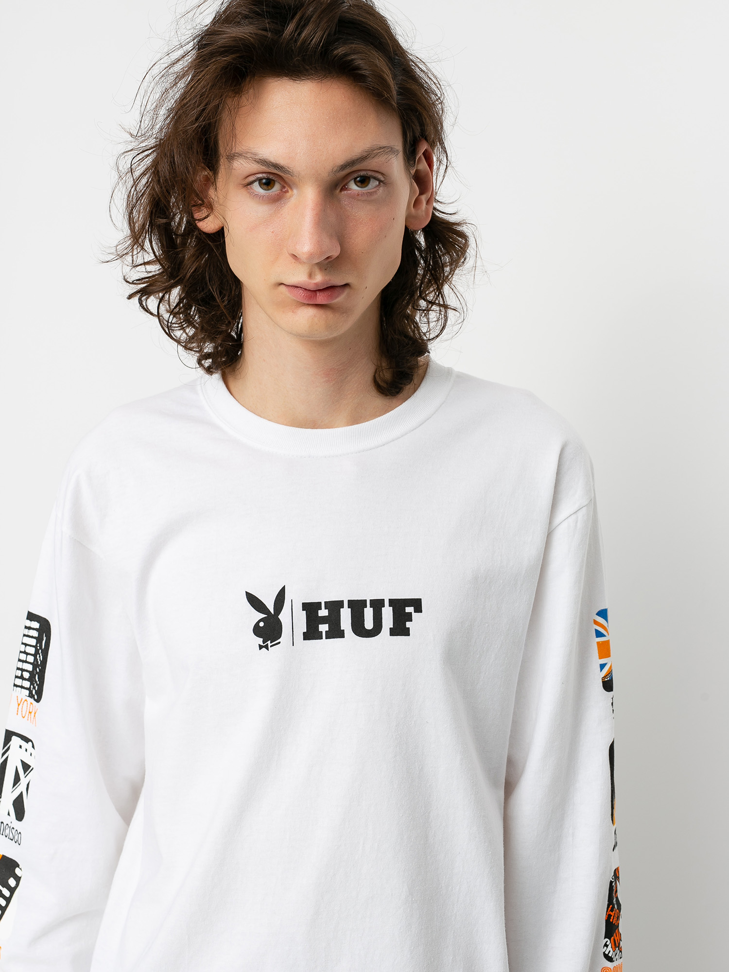 Longsleeve HUF X Playboy Club Intl (white)