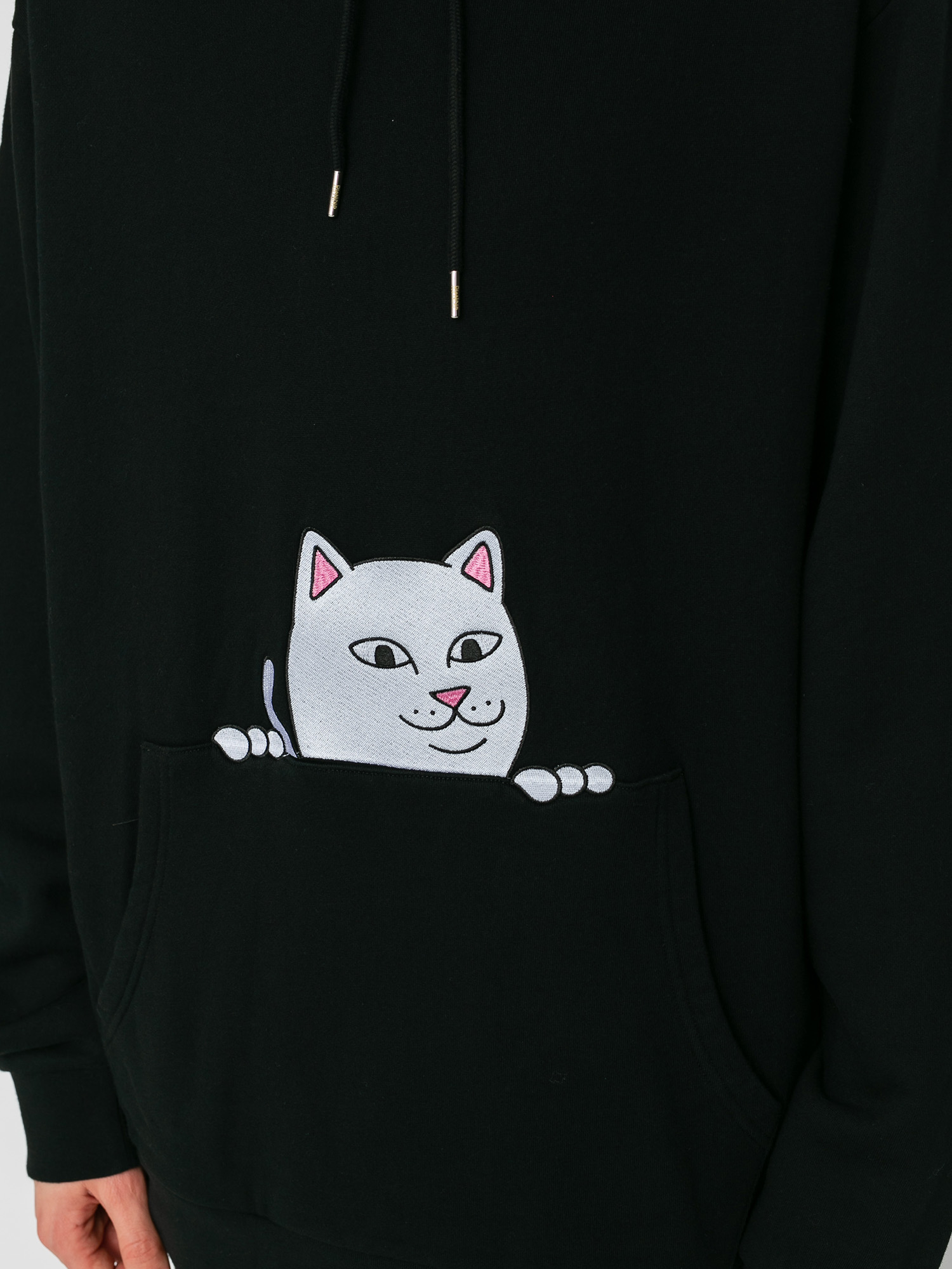 Bluza z kapturem RipNDip Peeking Nermal HD (black)