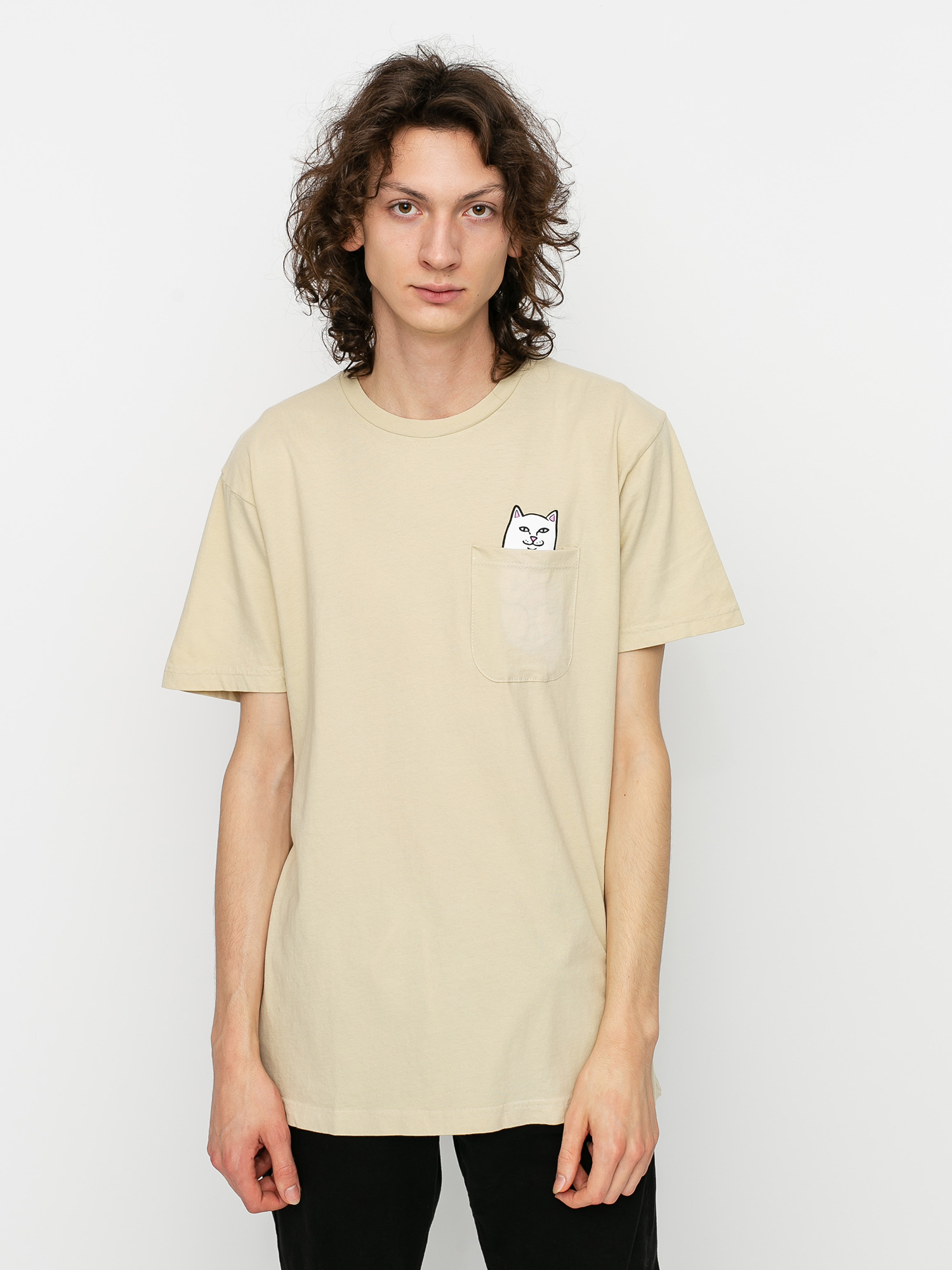 T-shirt RipNDip Lord Nermal Pocket (tan)