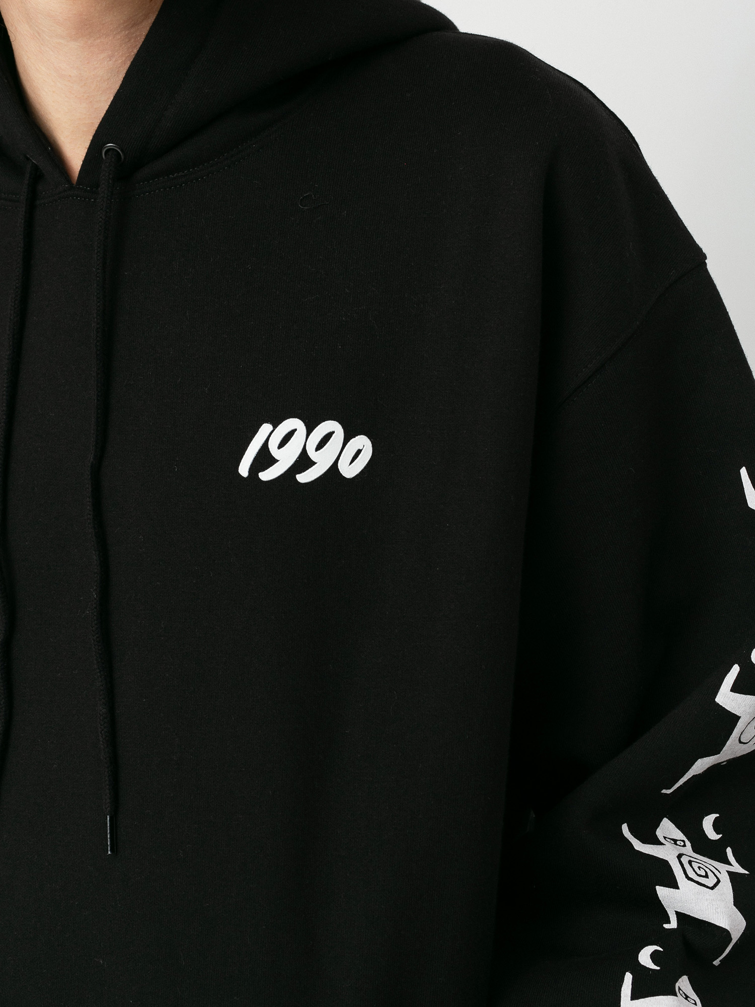 Bluza z kapturem Carhartt WIP X Relevant Parties Ninja Tune HD (black/white)