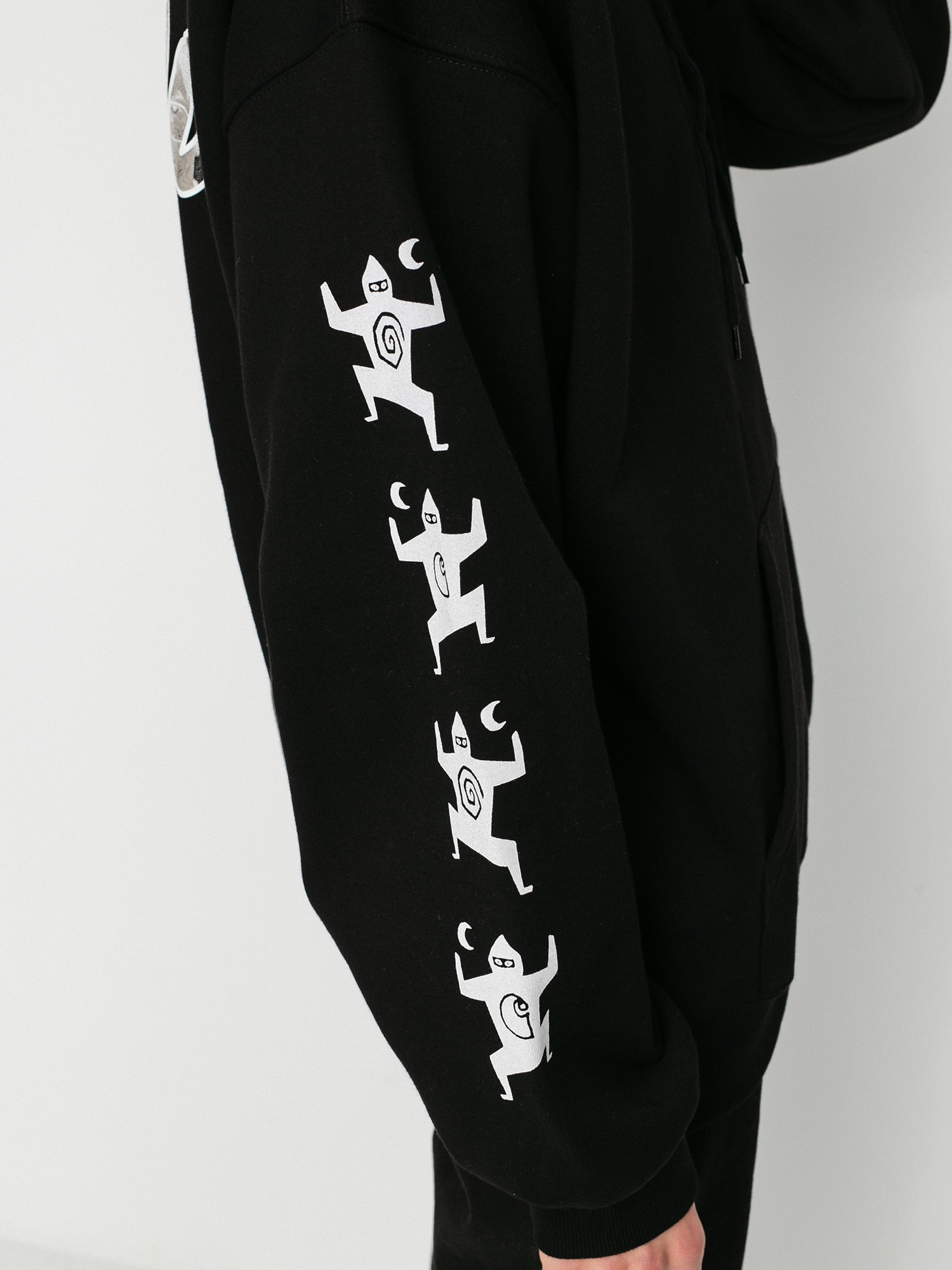 Bluza z kapturem Carhartt WIP X Relevant Parties Ninja Tune HD (black/white)