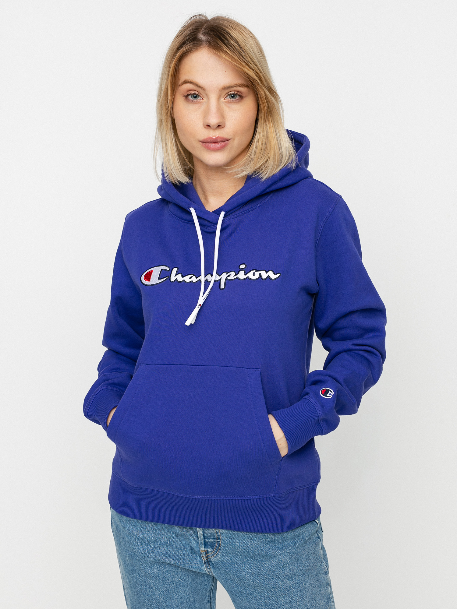 Bluza z kapturem Champion Sweatshirt HD 113185 Wmn (scbl)