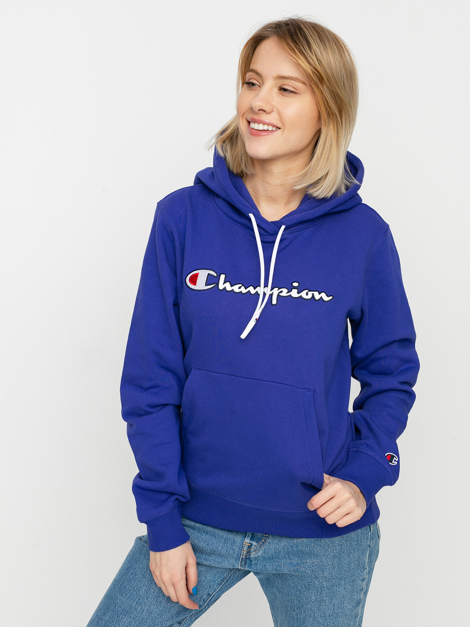 Bluza z kapturem Champion Sweatshirt HD 113185 Wmn (scbl)