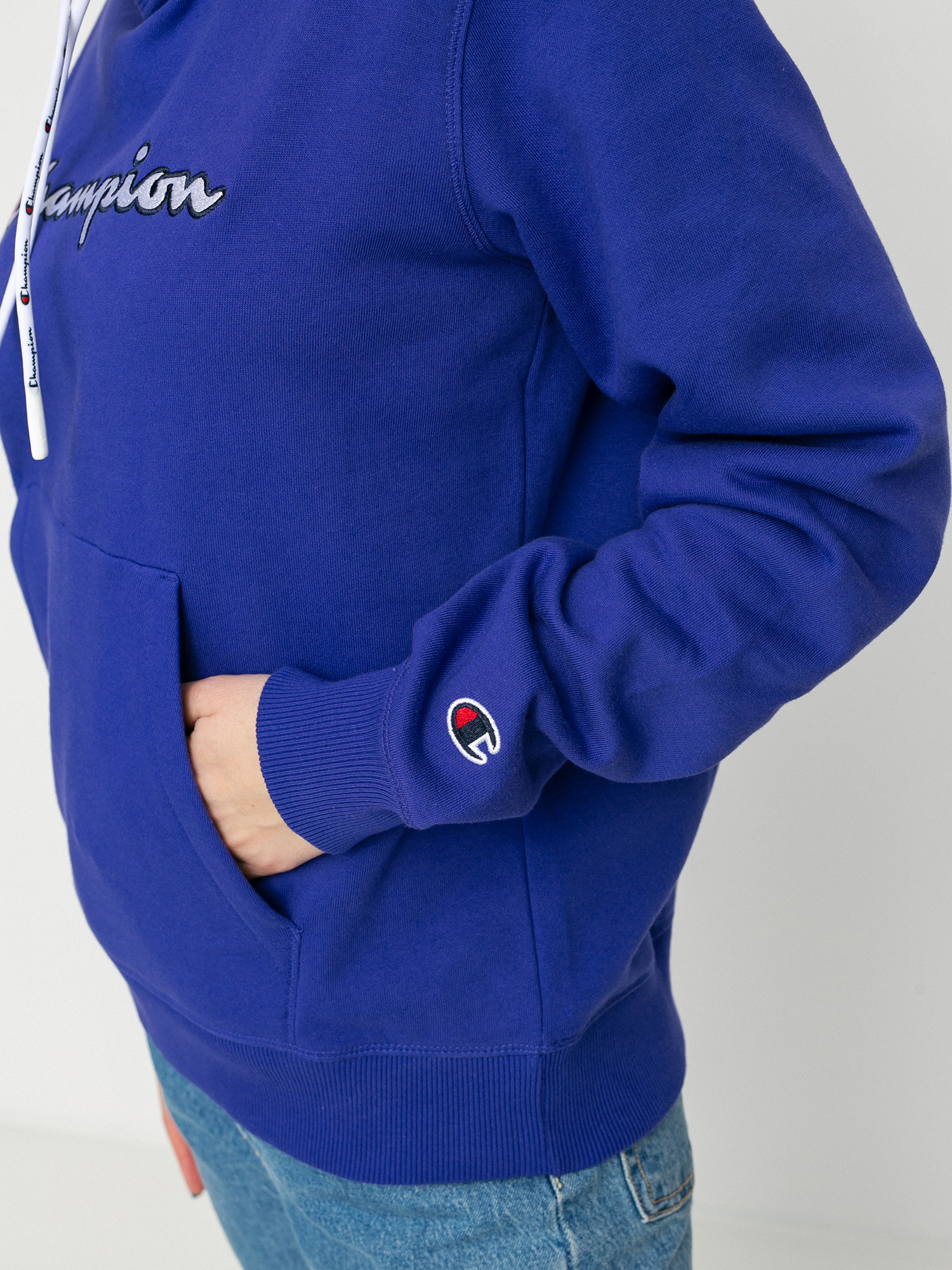 Bluza z kapturem Champion Sweatshirt HD 113185 Wmn (scbl)