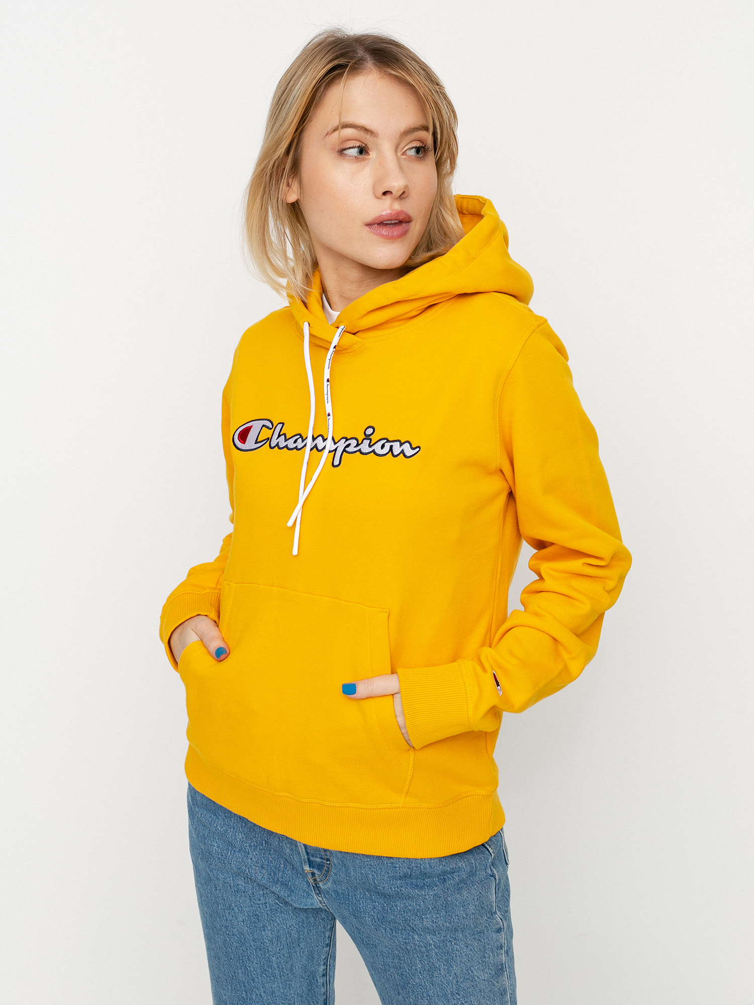 Bluza z kapturem Champion Sweatshirt HD 113185 Wmn (cuy)
