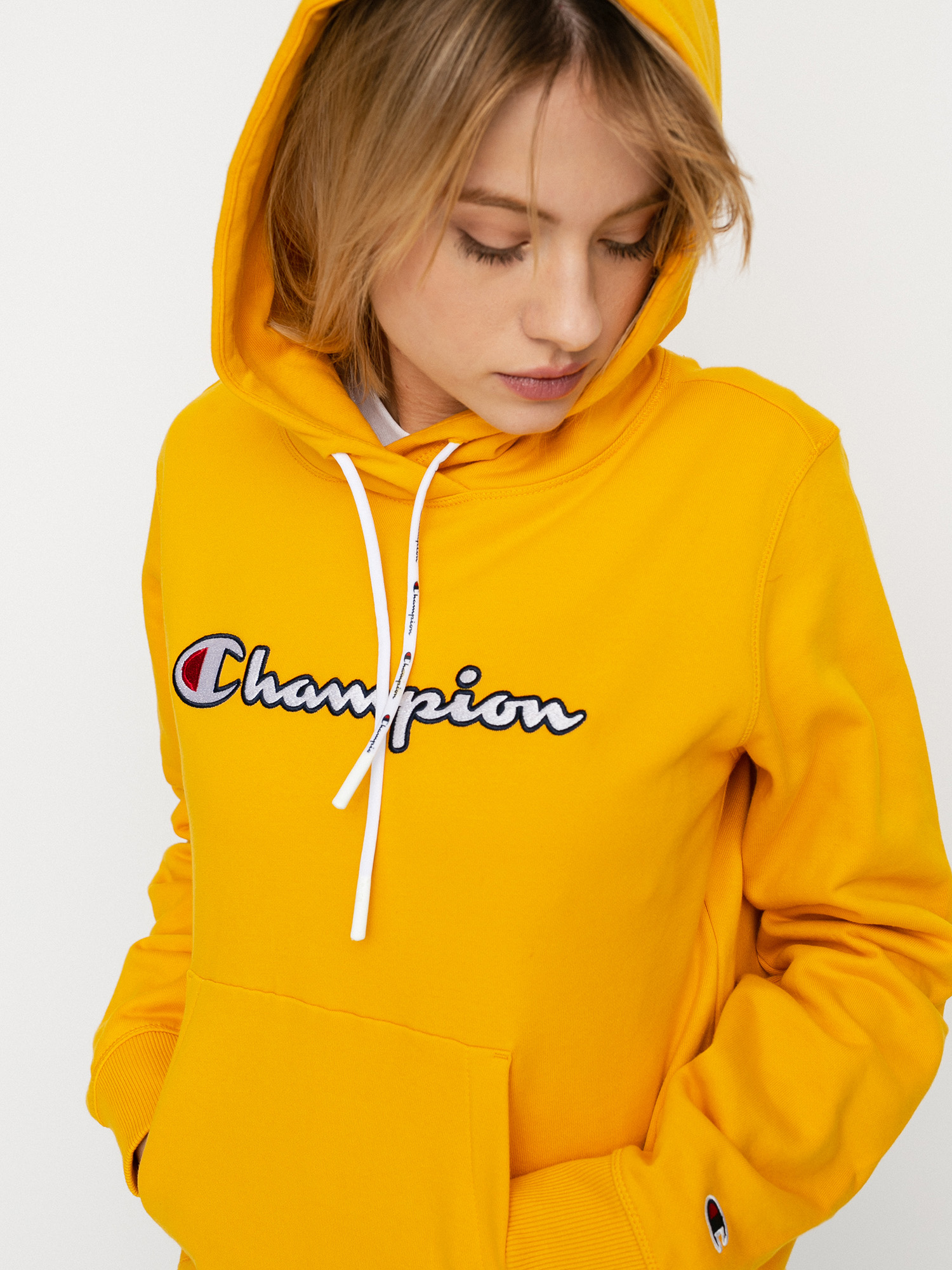 Bluza z kapturem Champion Sweatshirt HD 113185 Wmn (cuy)