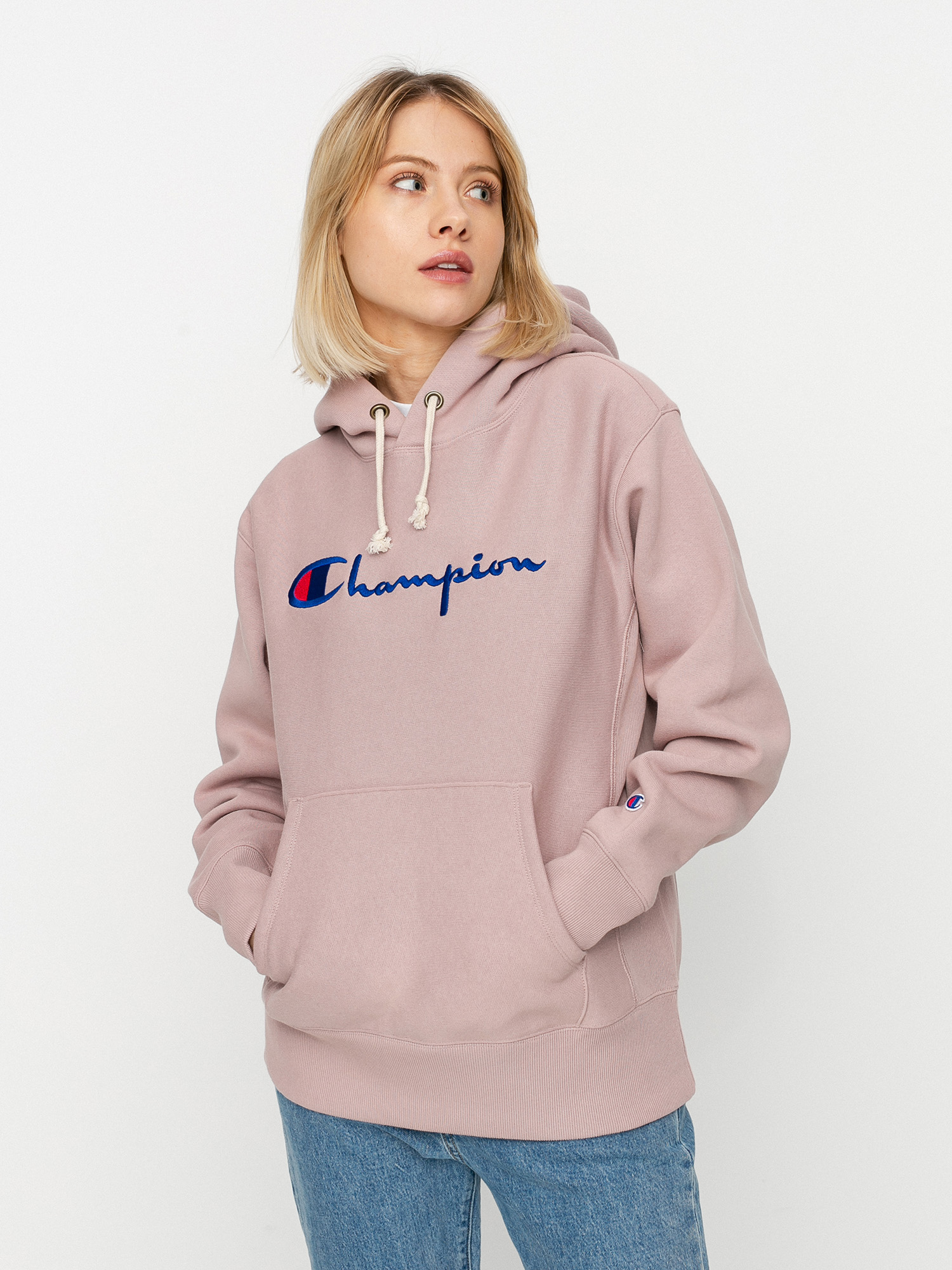 Bluza z kapturem Champion Sweatshirt HD 113794 Wmn (dma)