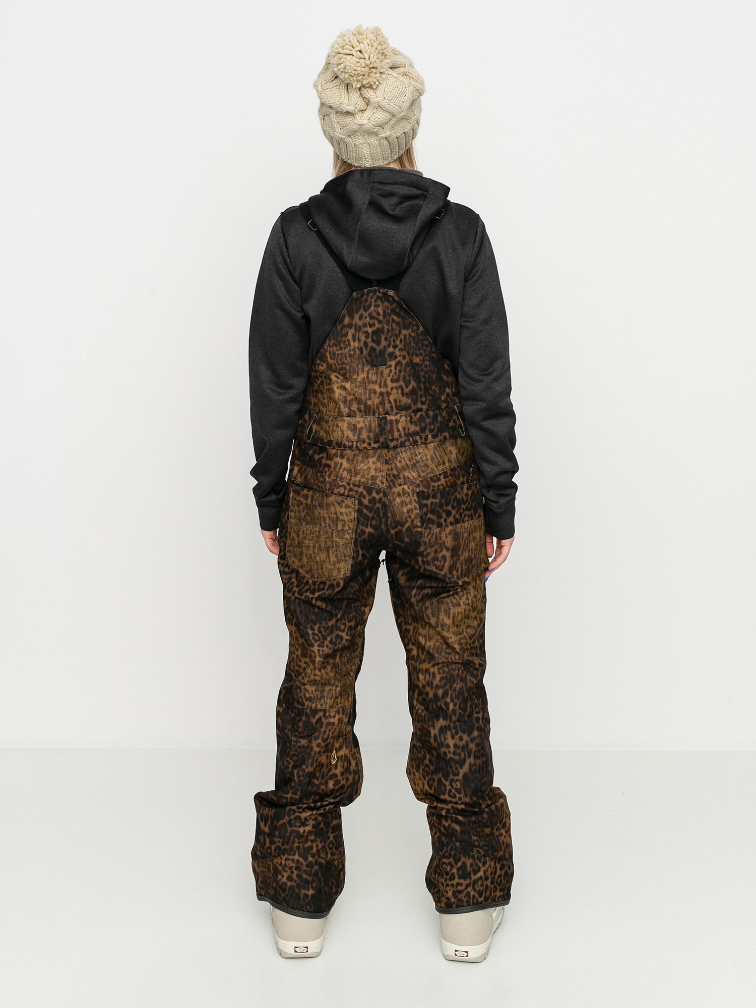 Damskie Spodnie snowboardowe Volcom Swift Bib Overall (leopard)