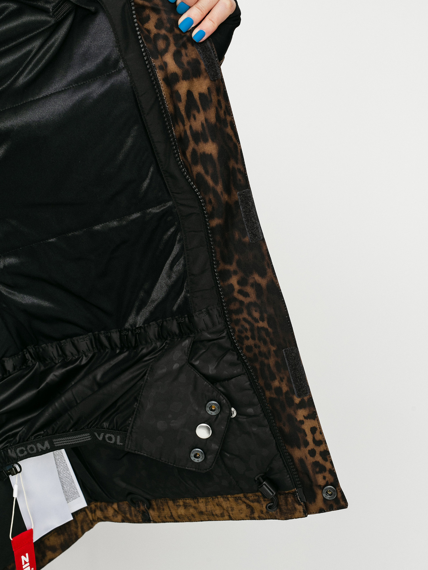 Damska Kurtka snowboardowa Volcom Shelter 3D Stretch (leopard)