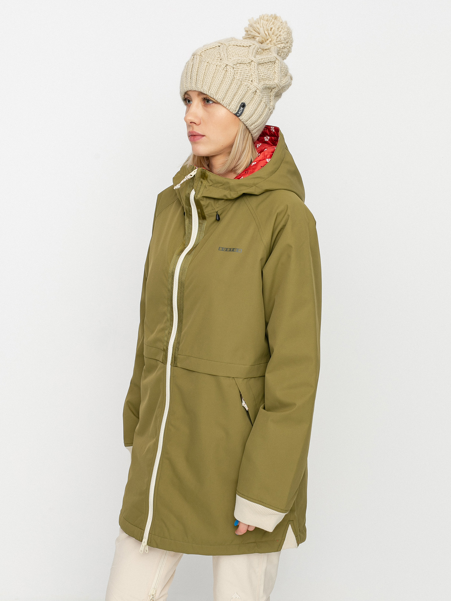 Kurtka Burton Moondaze Wmn (martini olive/deconstructed bandana)