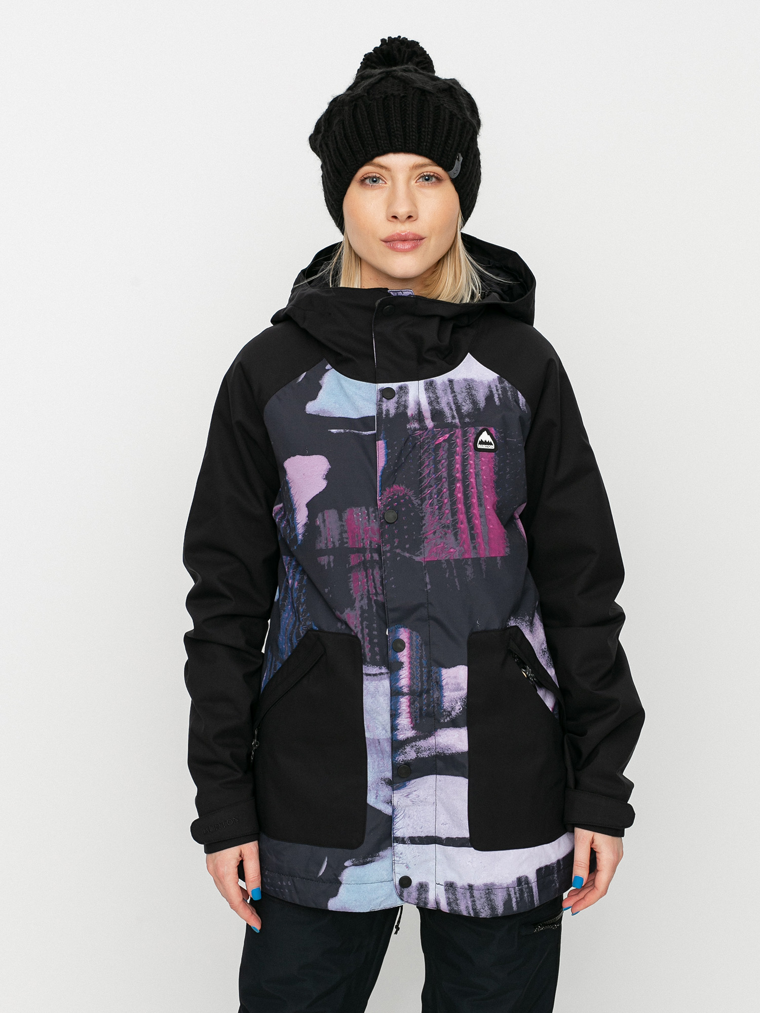 Damska Kurtka snowboardowa Burton Eastfall (true black/desert dream)