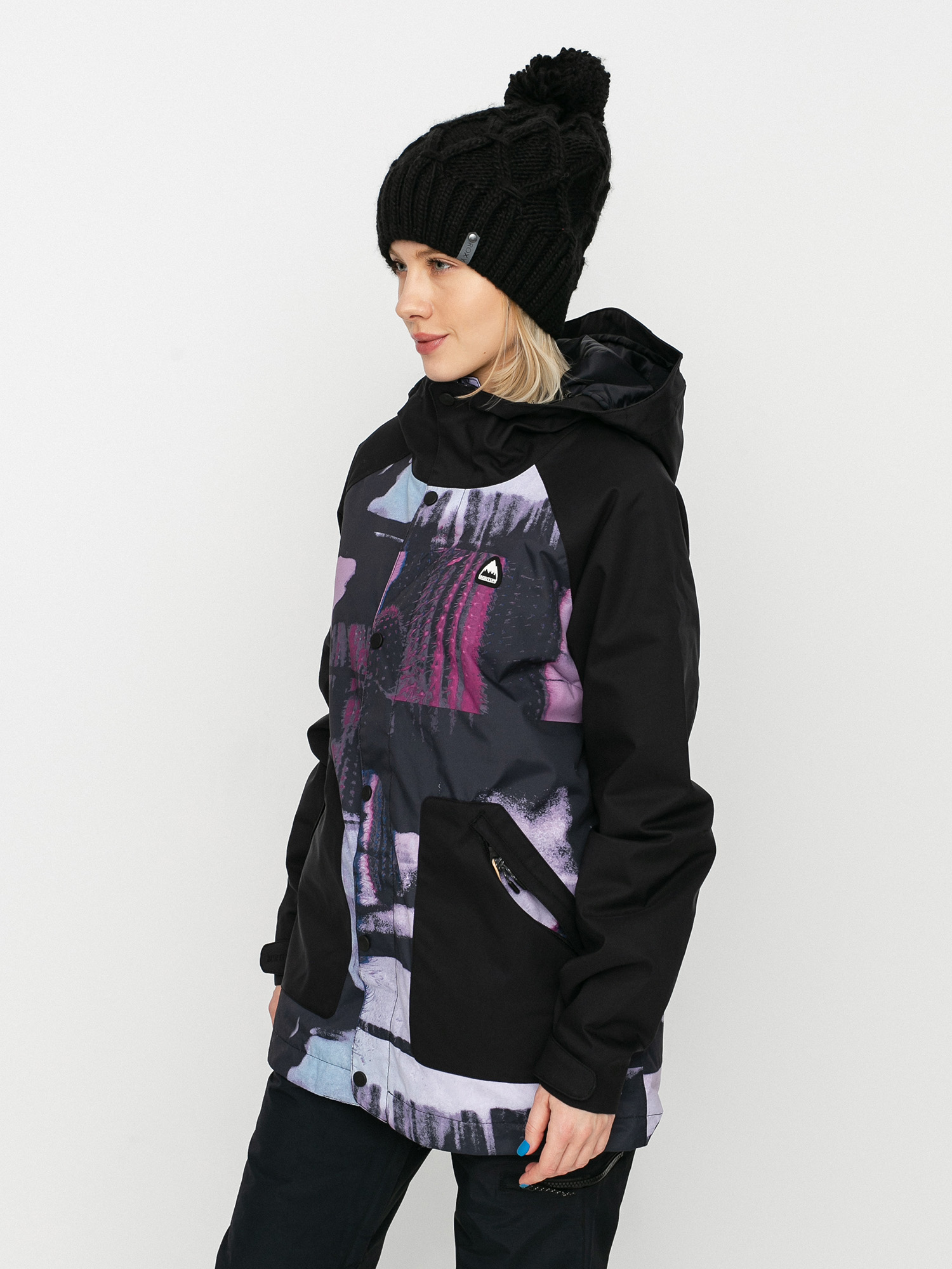 Damska Kurtka snowboardowa Burton Eastfall (true black/desert dream)