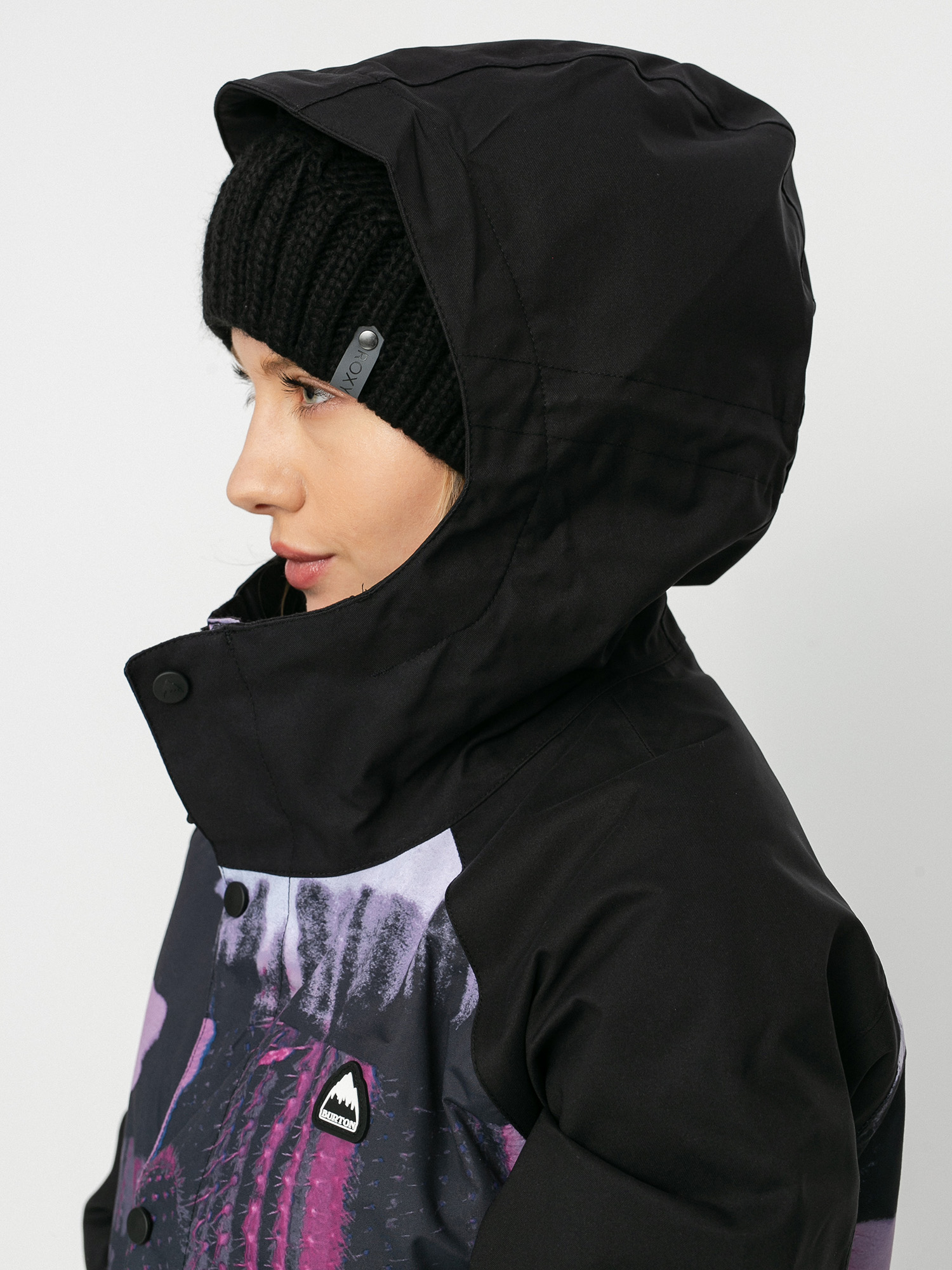 Damska Kurtka snowboardowa Burton Eastfall (true black/desert dream)