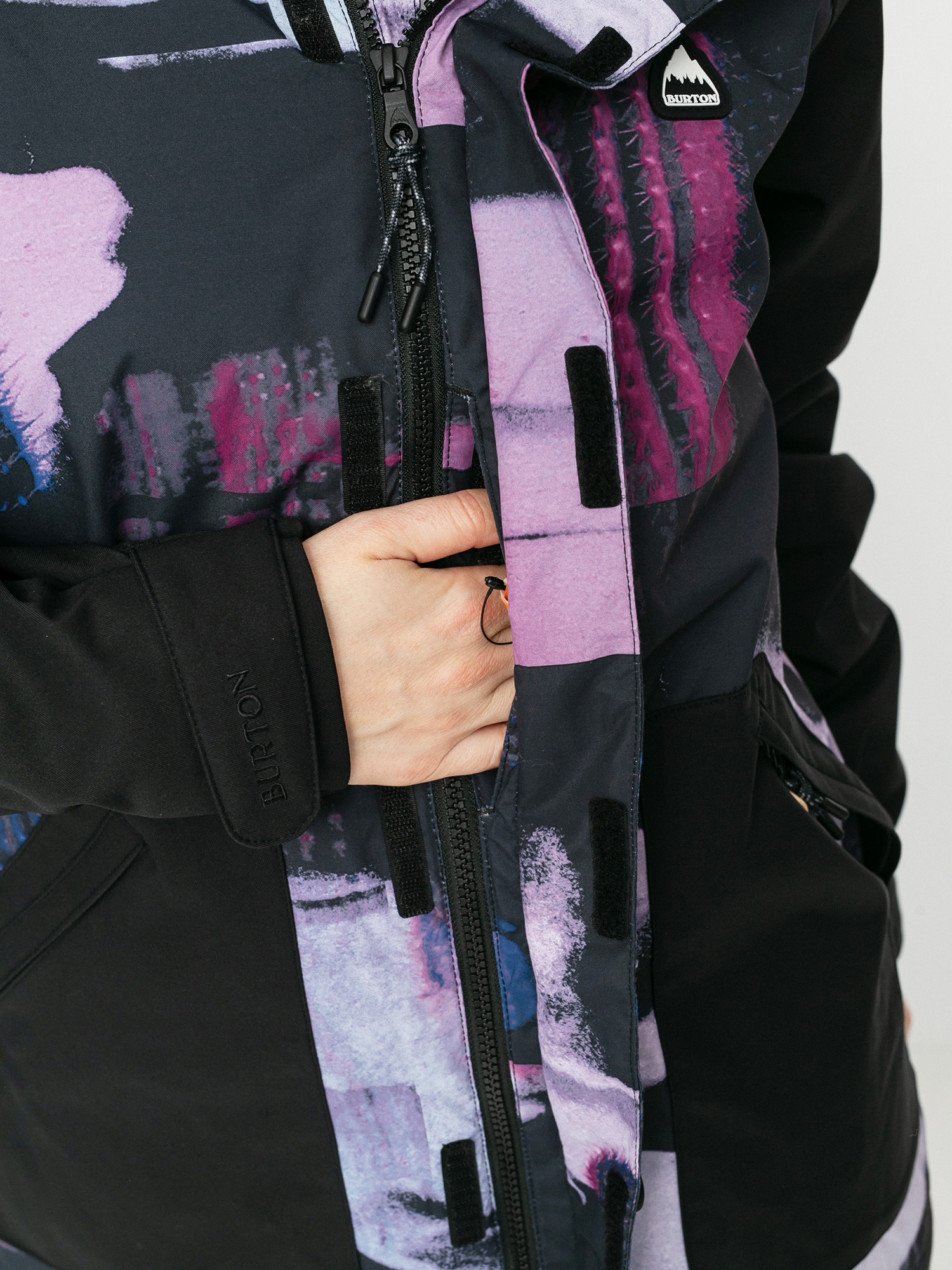 Damska Kurtka snowboardowa Burton Eastfall (true black/desert dream)