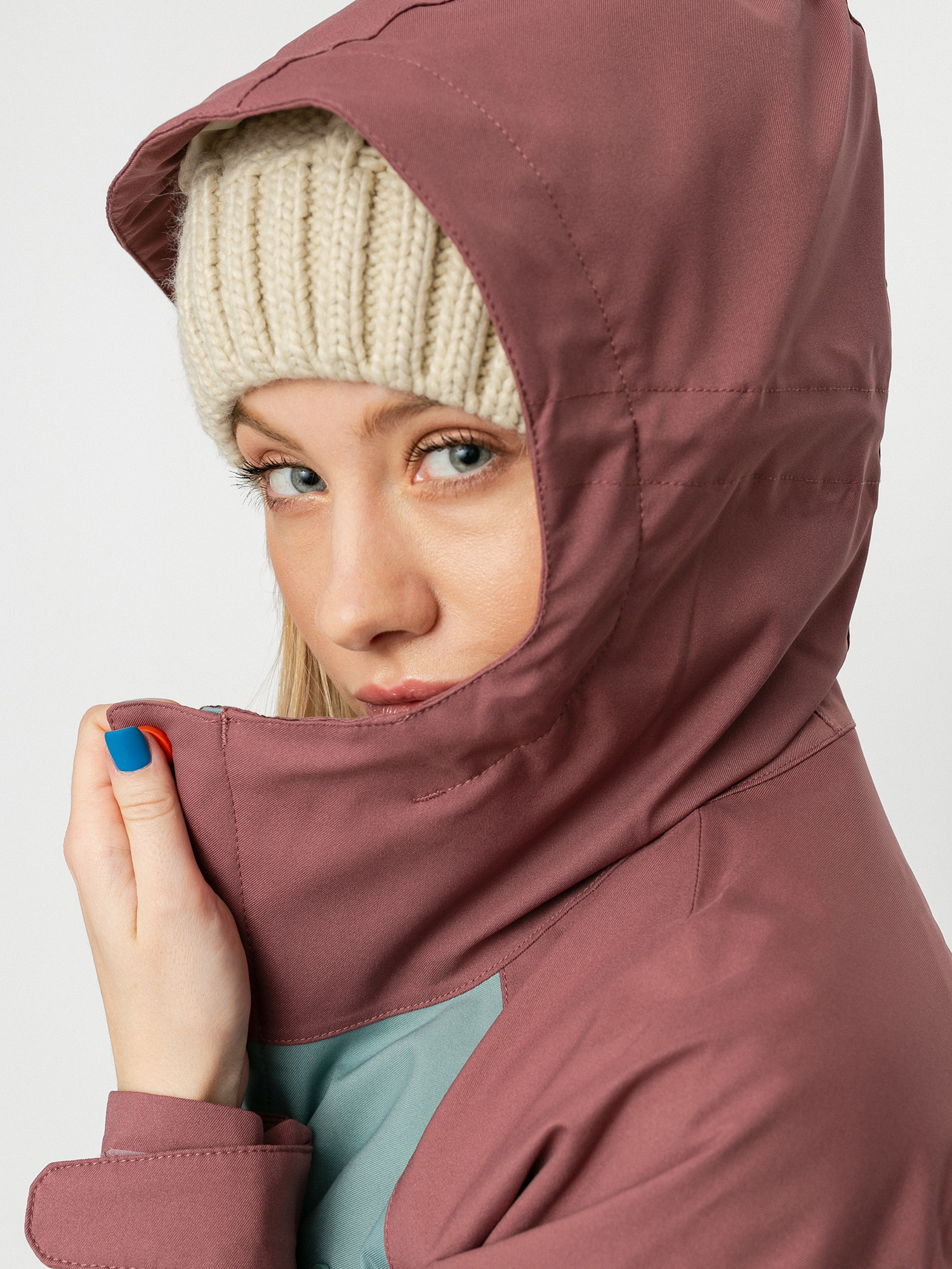 Damska Kurtka snowboardowa Burton Eastfall (rose brown/trellis/harvest gold)