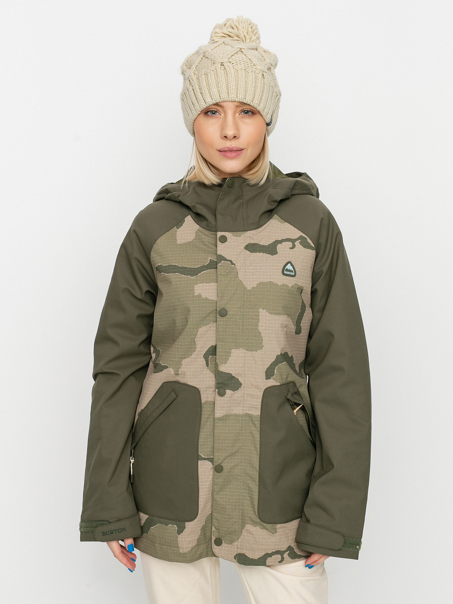 Damska Kurtka snowboardowa Burton Eastfall (keef/barren camo)