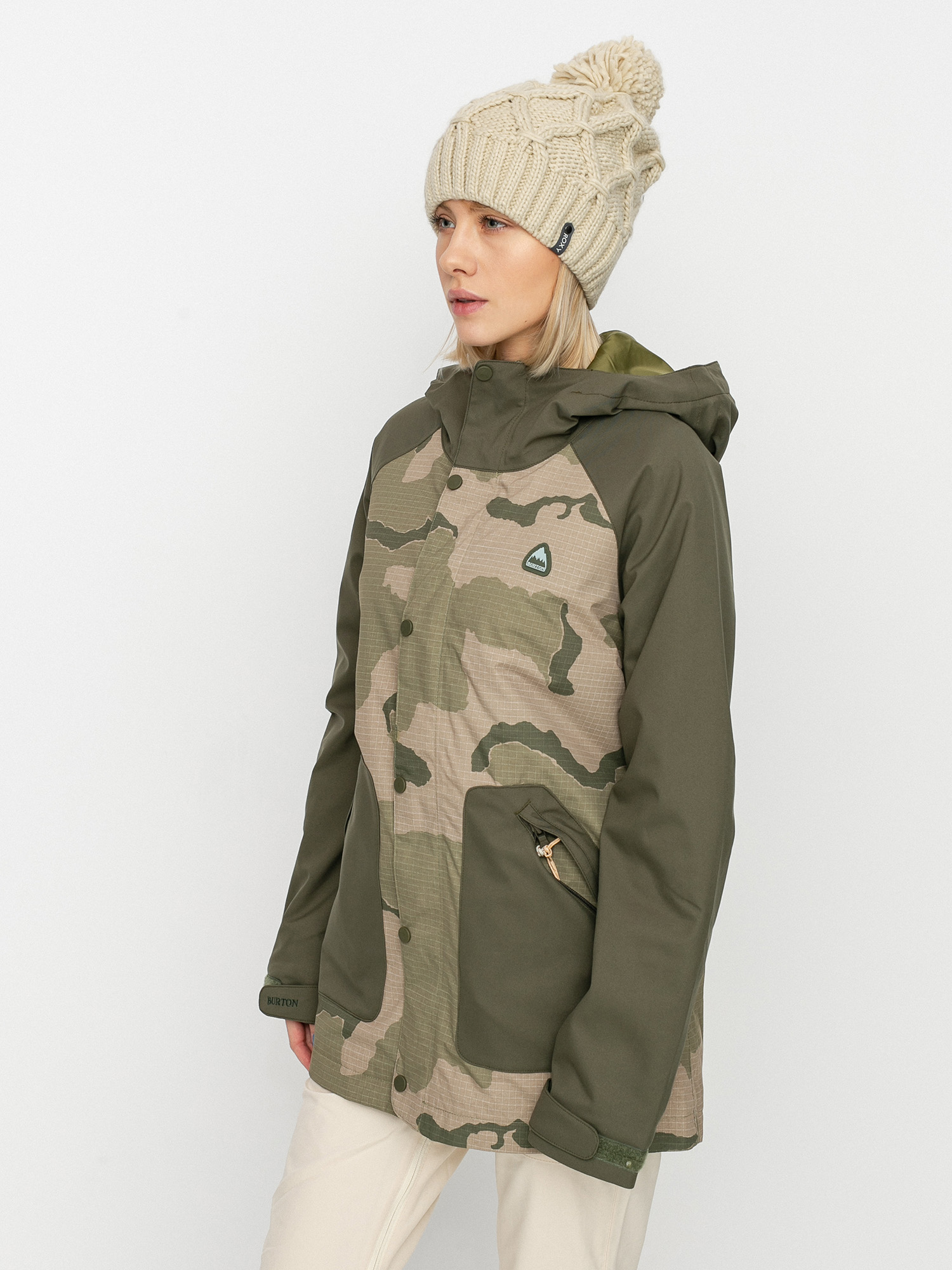 Damska Kurtka snowboardowa Burton Eastfall (keef/barren camo)