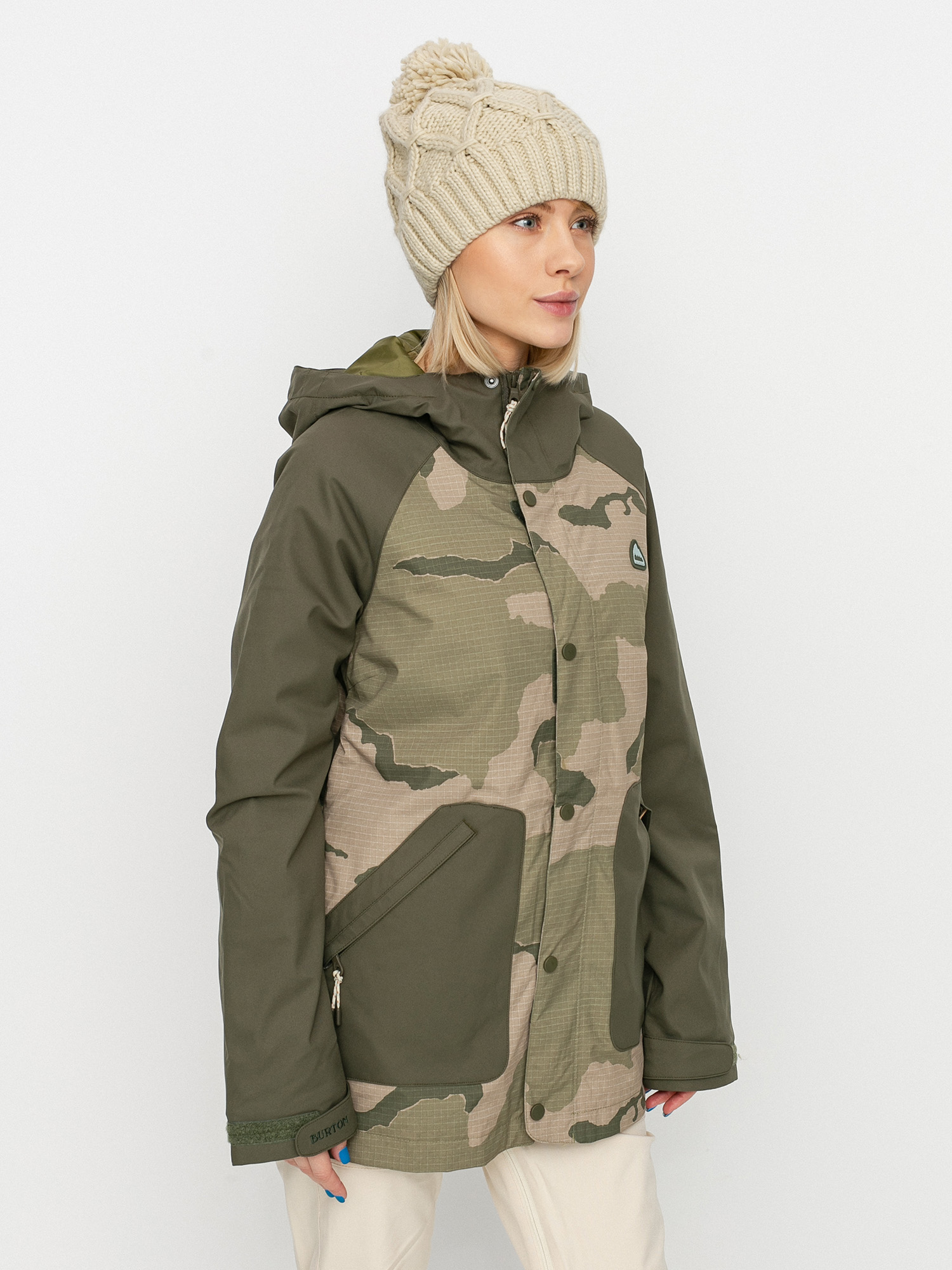 Damska Kurtka snowboardowa Burton Eastfall (keef/barren camo)