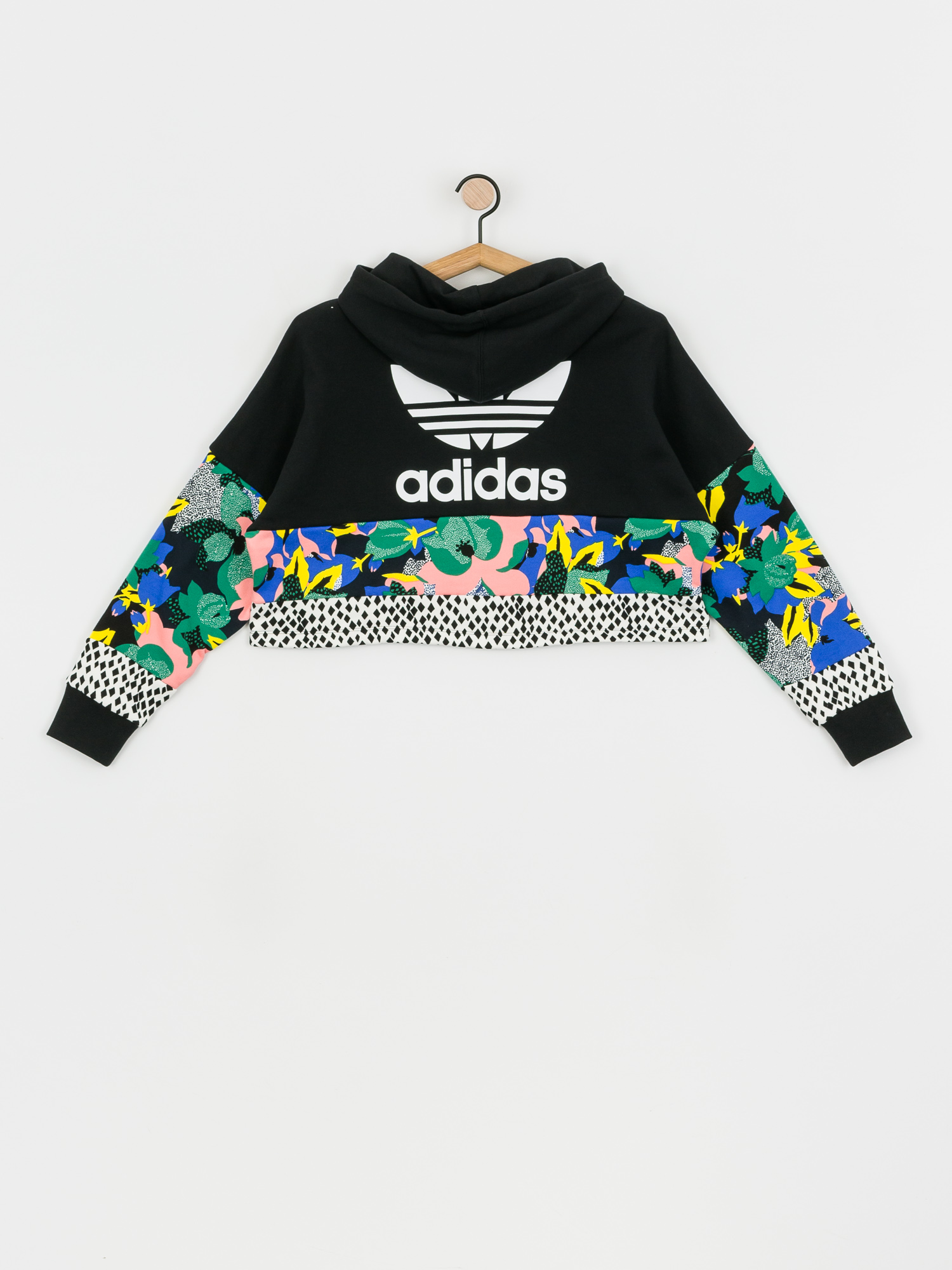 Bluza z kapturem adidas Originals Cropped HD Wmn (black/multco)