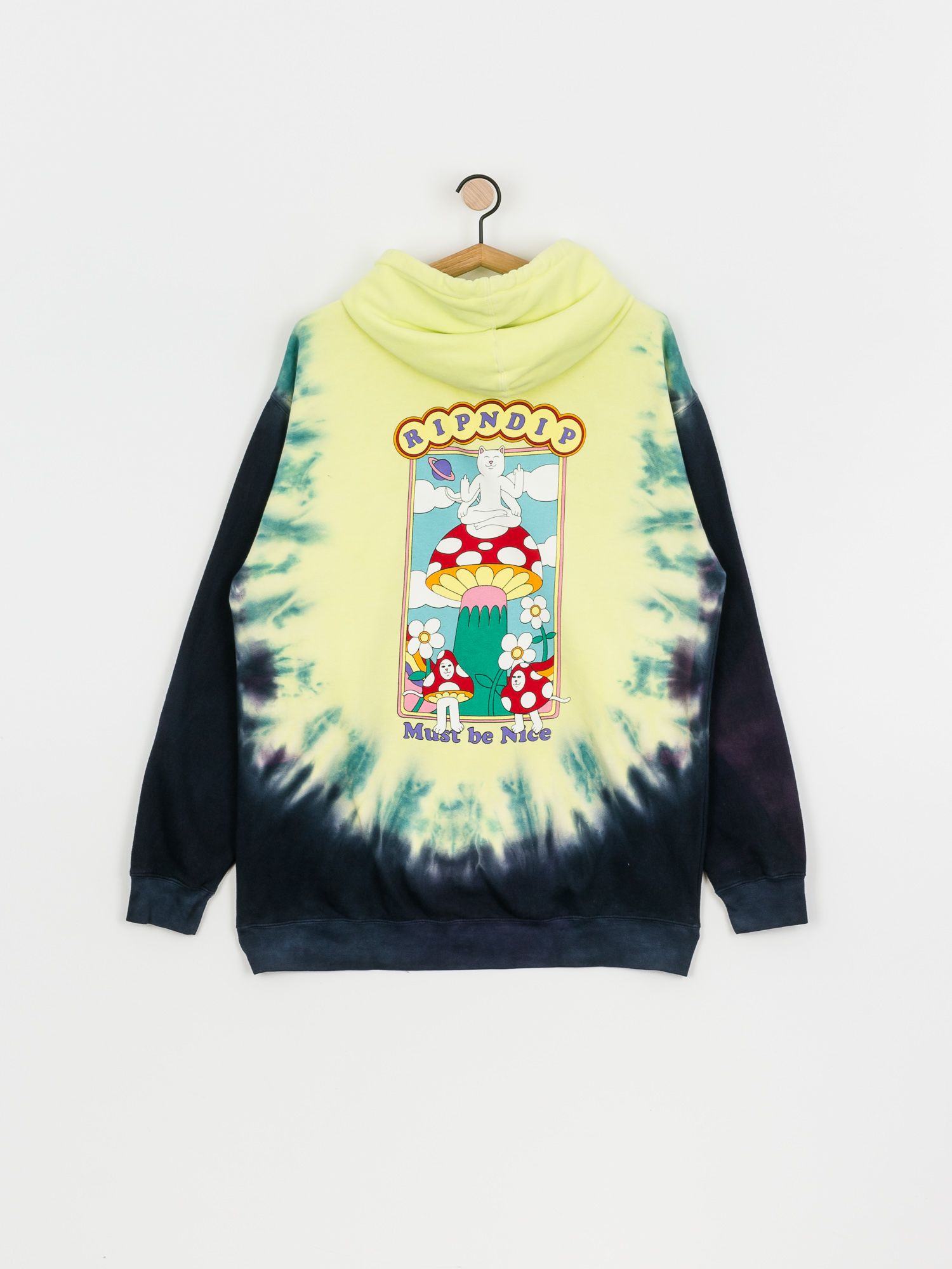 Bluza z kapturem RipNDip Utopia HD (navy/teal u dye)