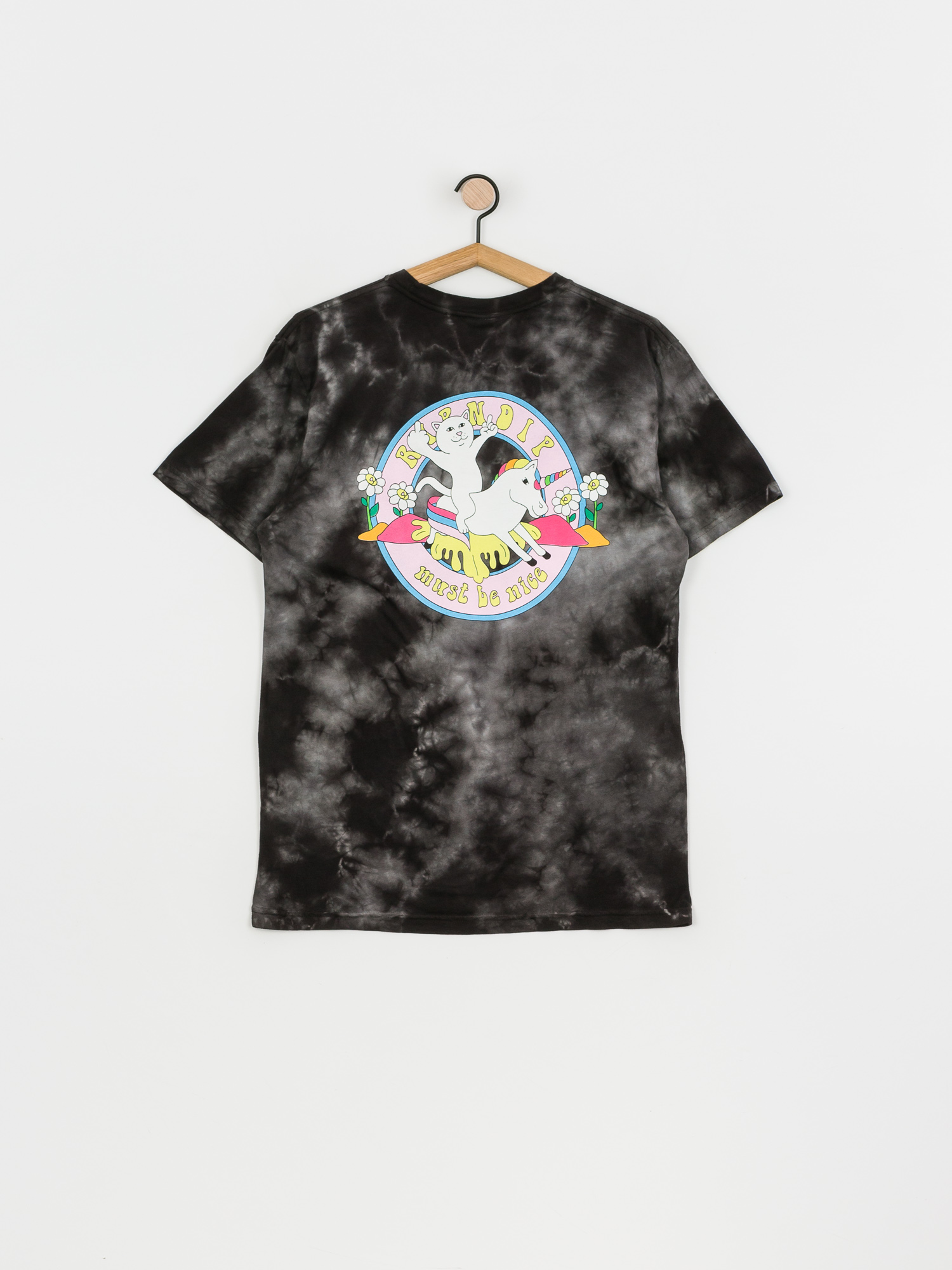 T-shirt RipNDip Unicorn Rider (black lightning wash)