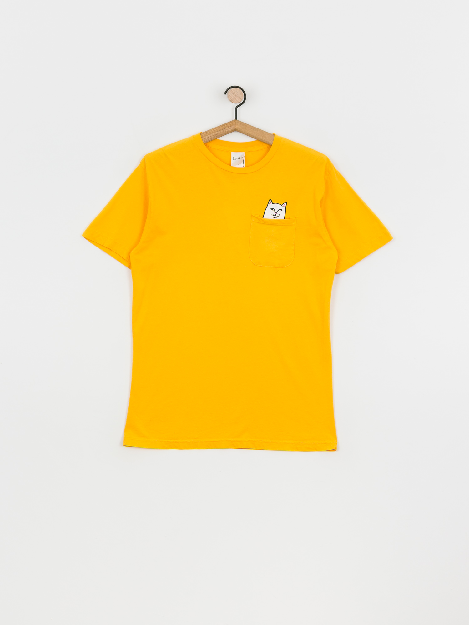 T-shirt RipNDip Lord Nermal Pocket (gold)