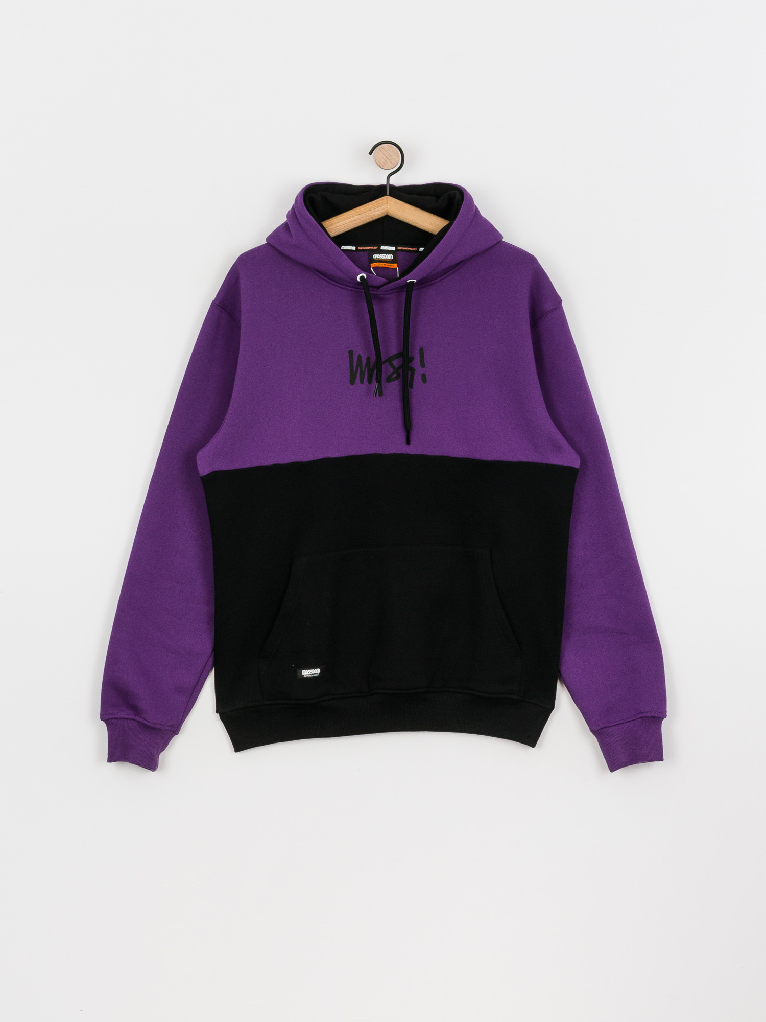 Bluza z kapturem MassDnm Result HD (purple/black)