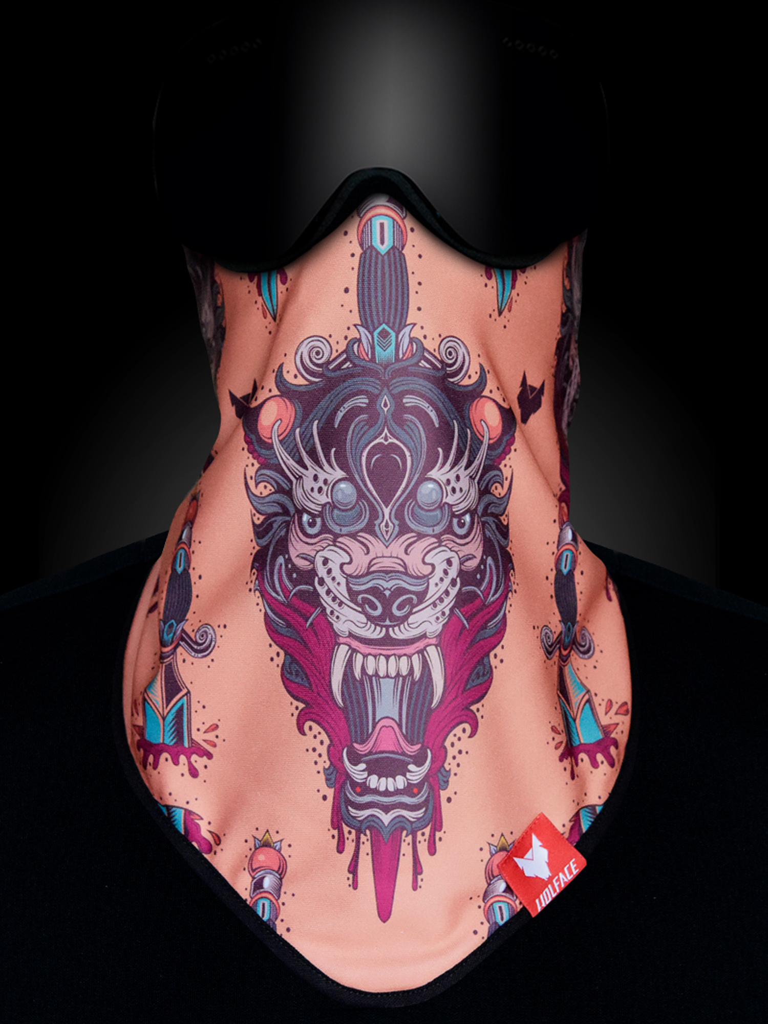 Bandana Wolface Okami (orange)