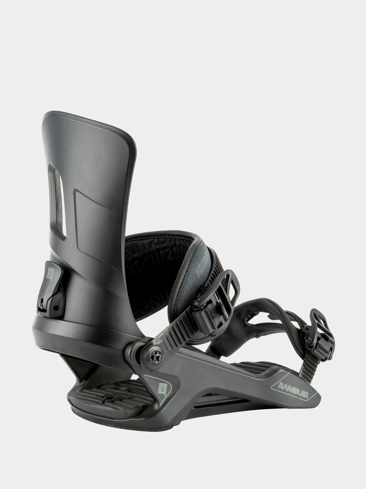 Męskie Wiązania snowboardowe Nitro Rambler (ultra black)