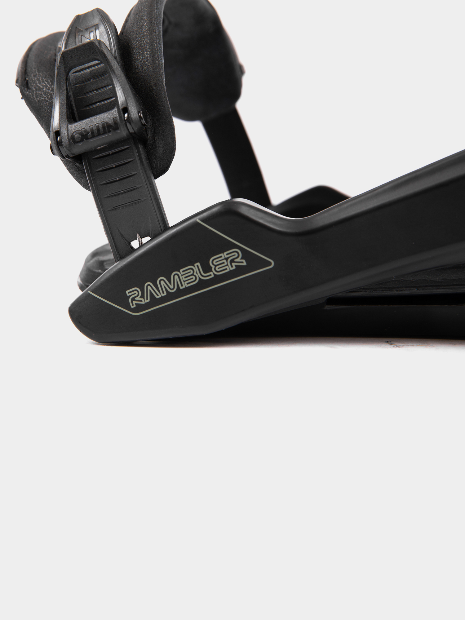 Męskie Wiązania snowboardowe Nitro Rambler (ultra black)